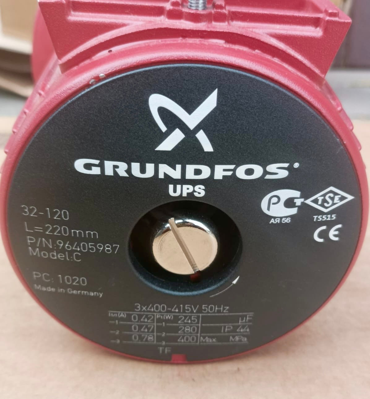 GRUNDFOS UPS 32-120 F 220 MODEL C 415V 96405987 PUMP Replacement Head #4389 96401839 96408961