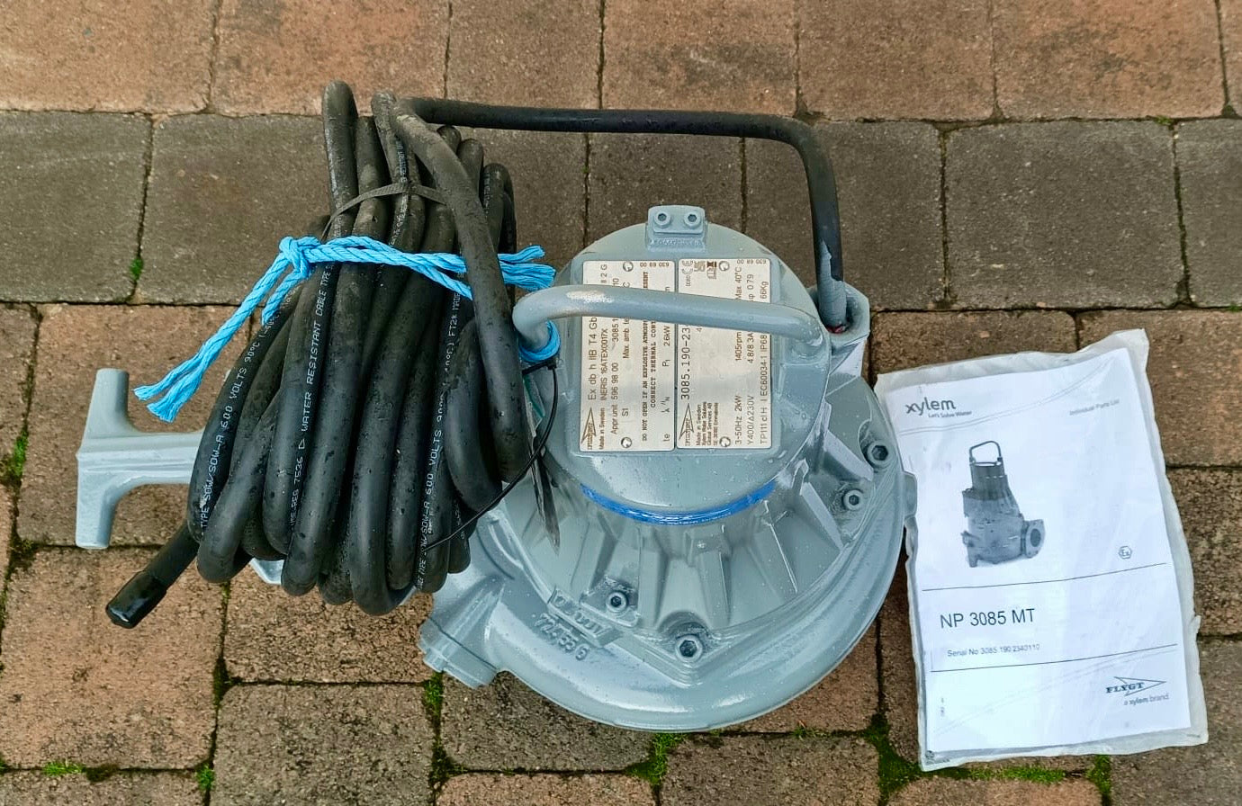 Flygt NP 3085.190 462 MT 2kw 400v submersible waste water pump #4013