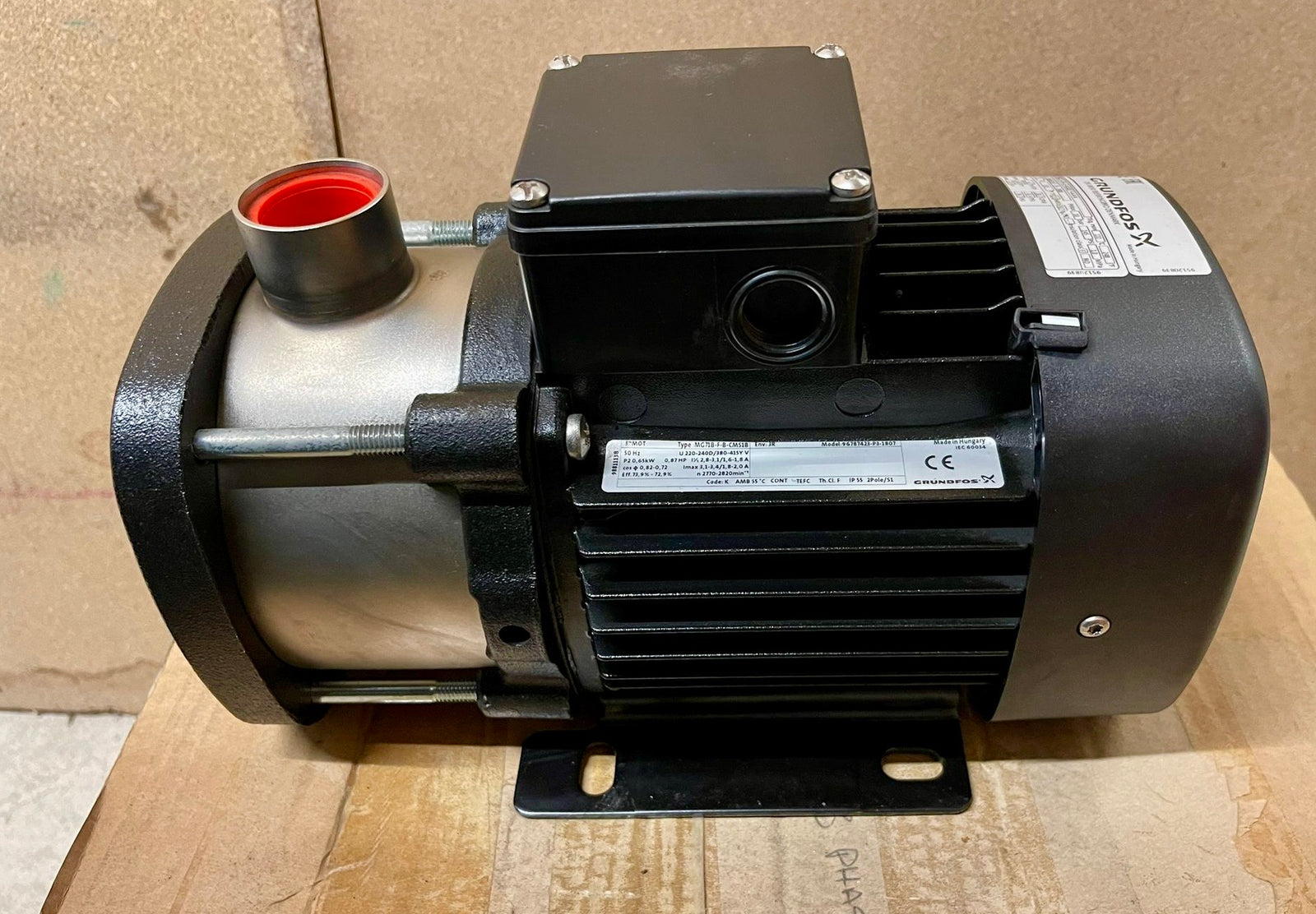 Grundfos CM 5-3 A R I E AQQE F A A N Horizontal Multistage Pump 415v 96961057 #4992