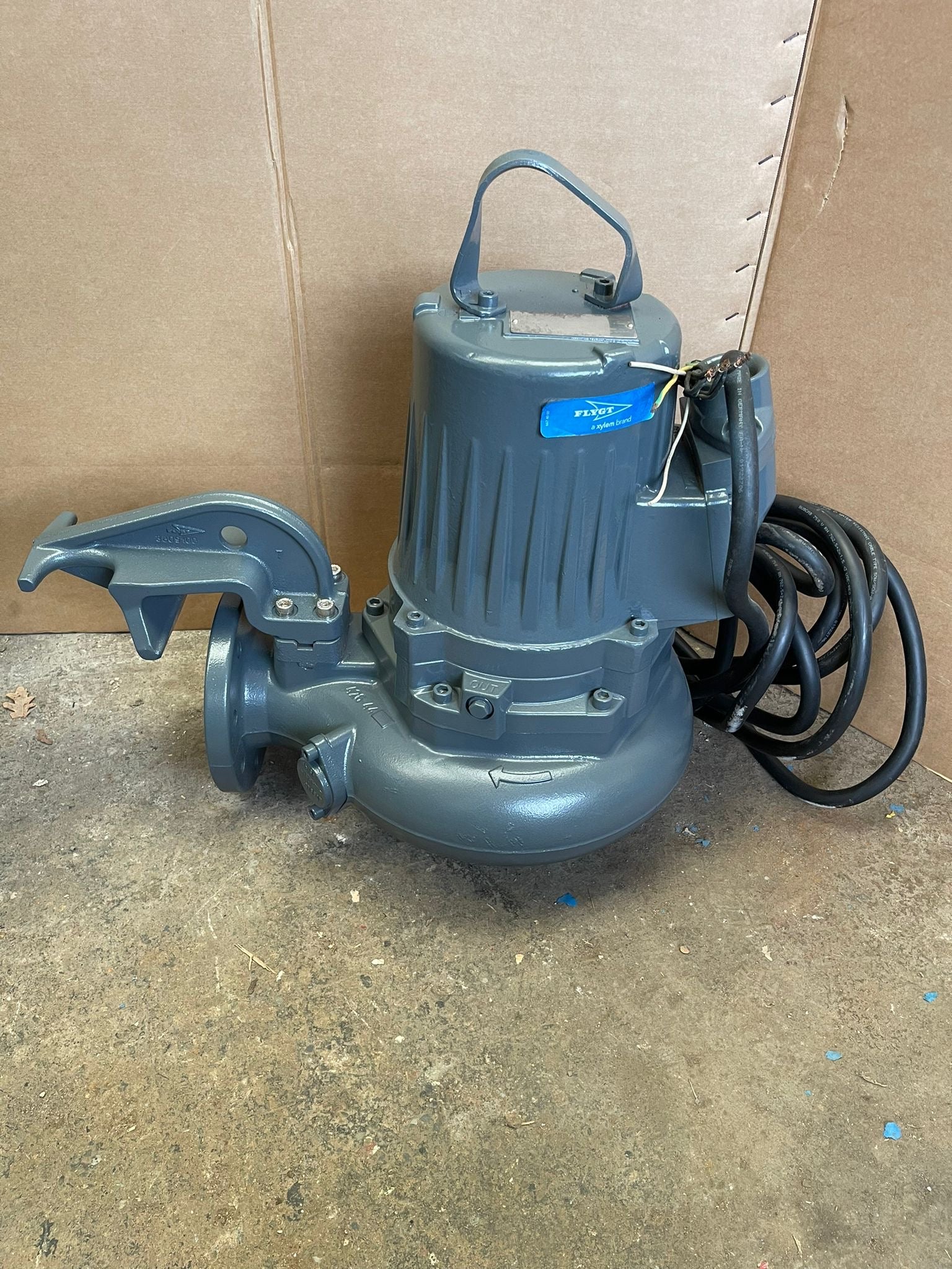 Flygt NP 3127.161 MT 437 5.9kw 415v Submersible Waste Pump #4908 USED