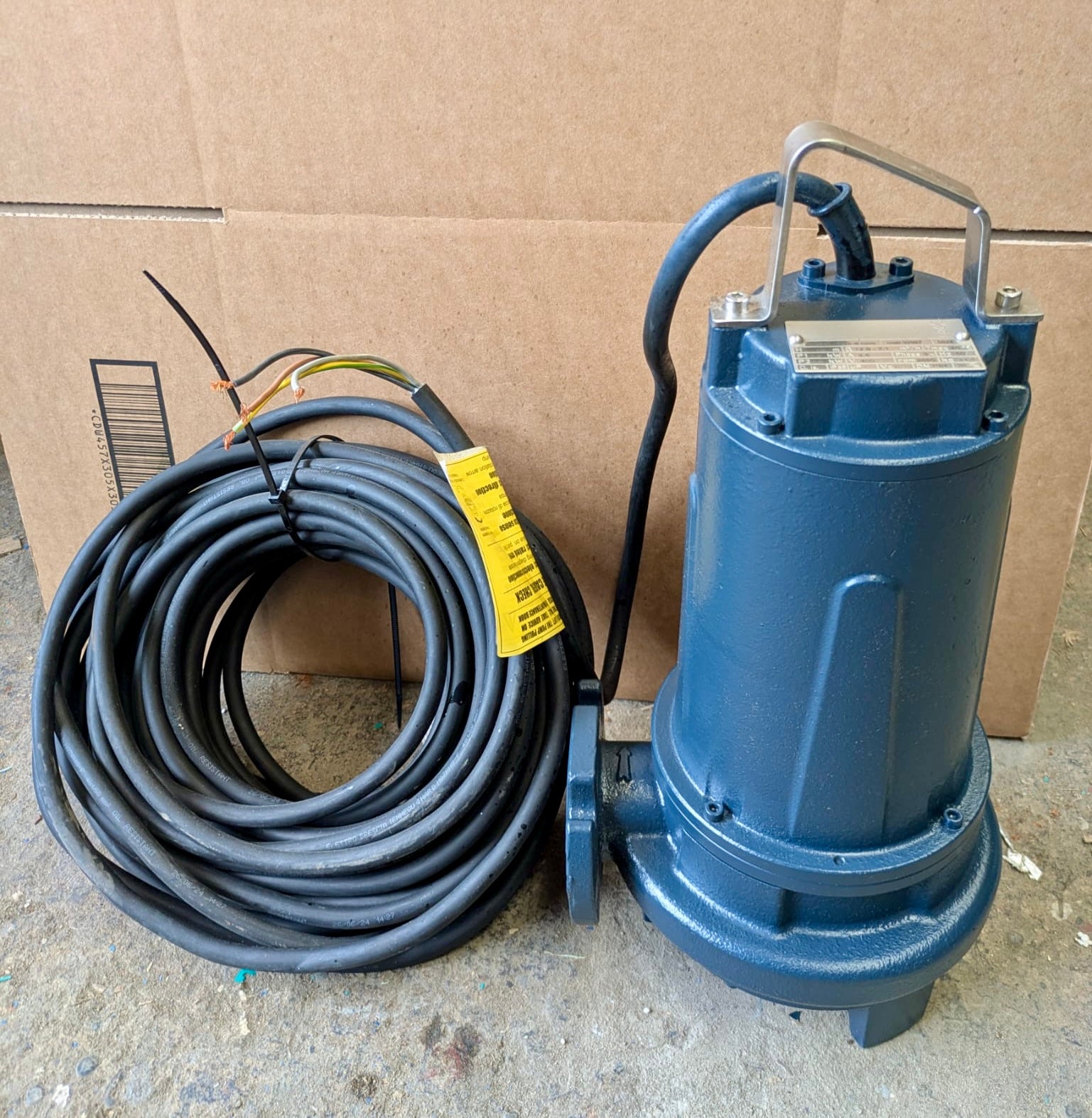 Pompe Rotomec Divorex D 3211 0.9KW 415v Submersible Grinder Pump DN32 #4811