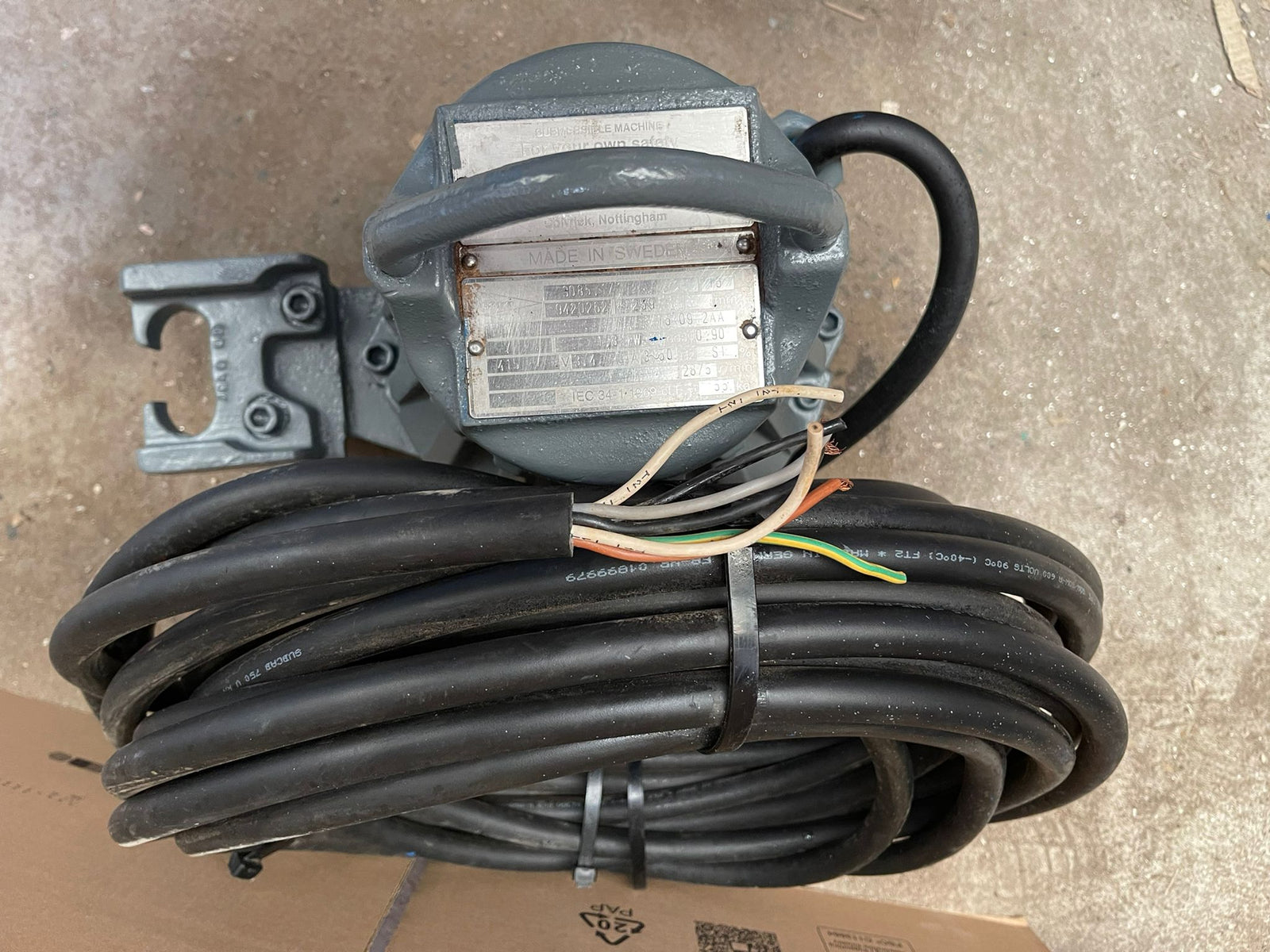 Flygt MP 3085.171 HT 259 1.8kw 415v Submersible Macerator Pump #4873 USED