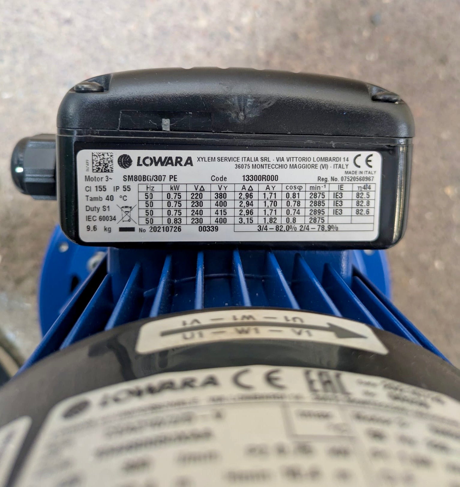 Lowara CEA 210/2/D 0.75kW Horizontal Booster Pump 415v 104480050XAA #3927