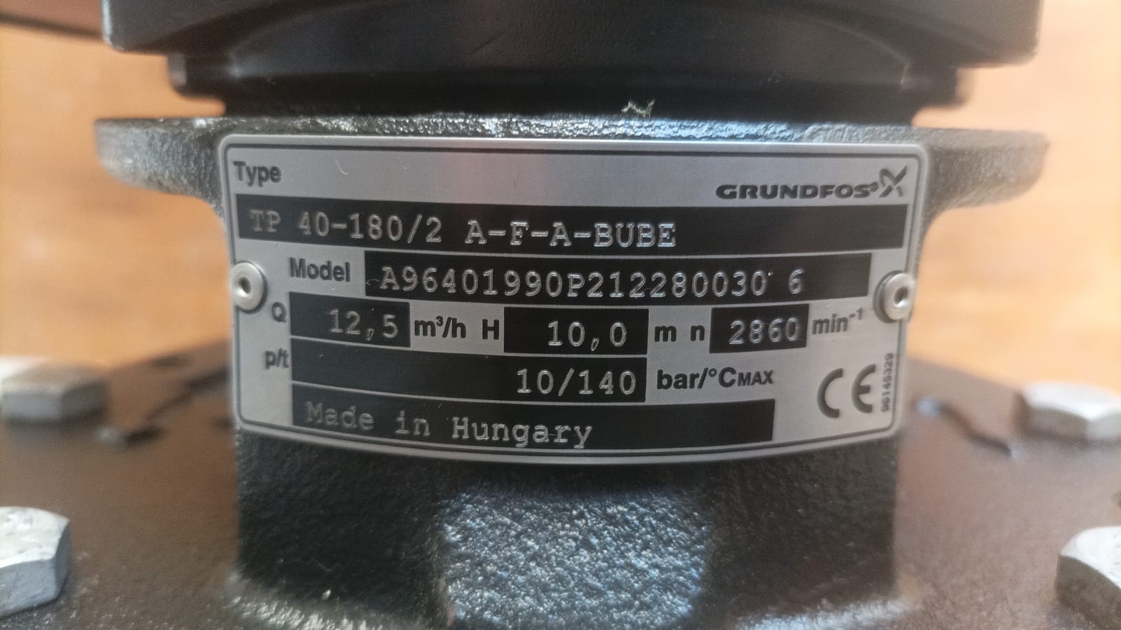 Grundfos TP 40-180/2 A F A BUBE 0.55kW In Line Circulator Pump 415v 96401990 #4463