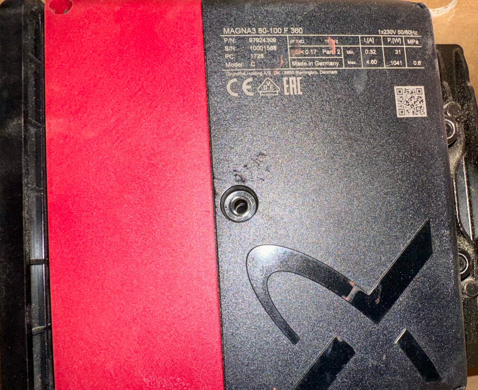 Grundfos Magna3 65-120 F Circulator Pump 230v 97924298 Control box #NL100 USED