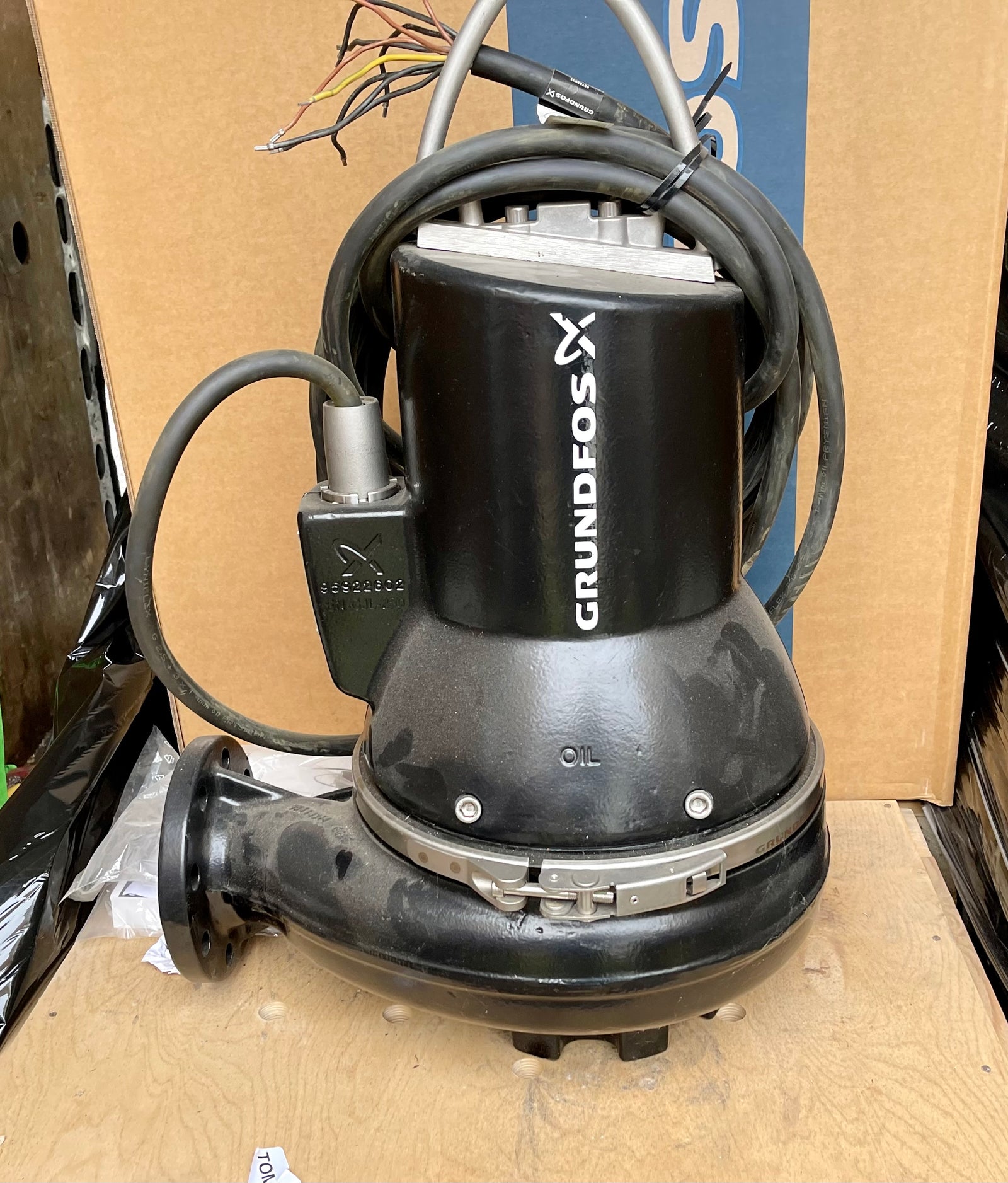 Grundfos SL1.80.80.55.4.51D.C 98624697 5.5 kW 415v Submersible Waste Pump Dn80 #3806