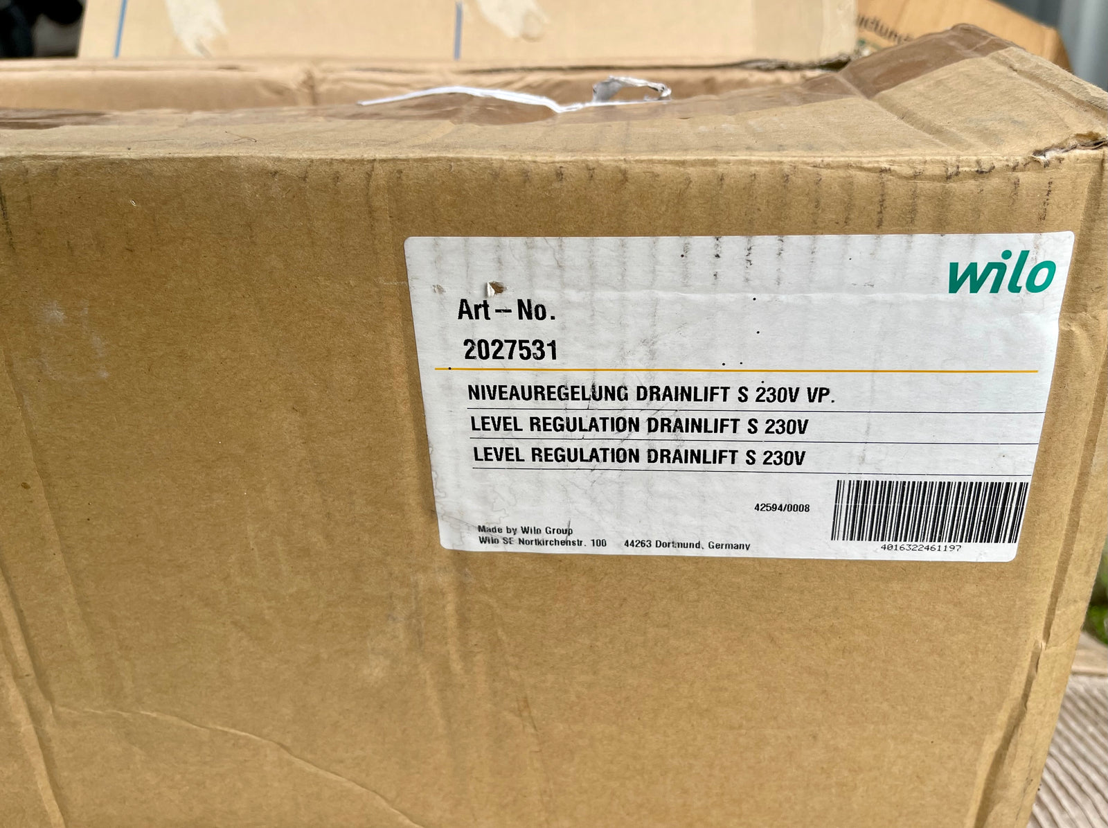 Wilo LEVEL REGULATION DRAINLIFT S 230V Lifting Station Switch 2027531 #3812