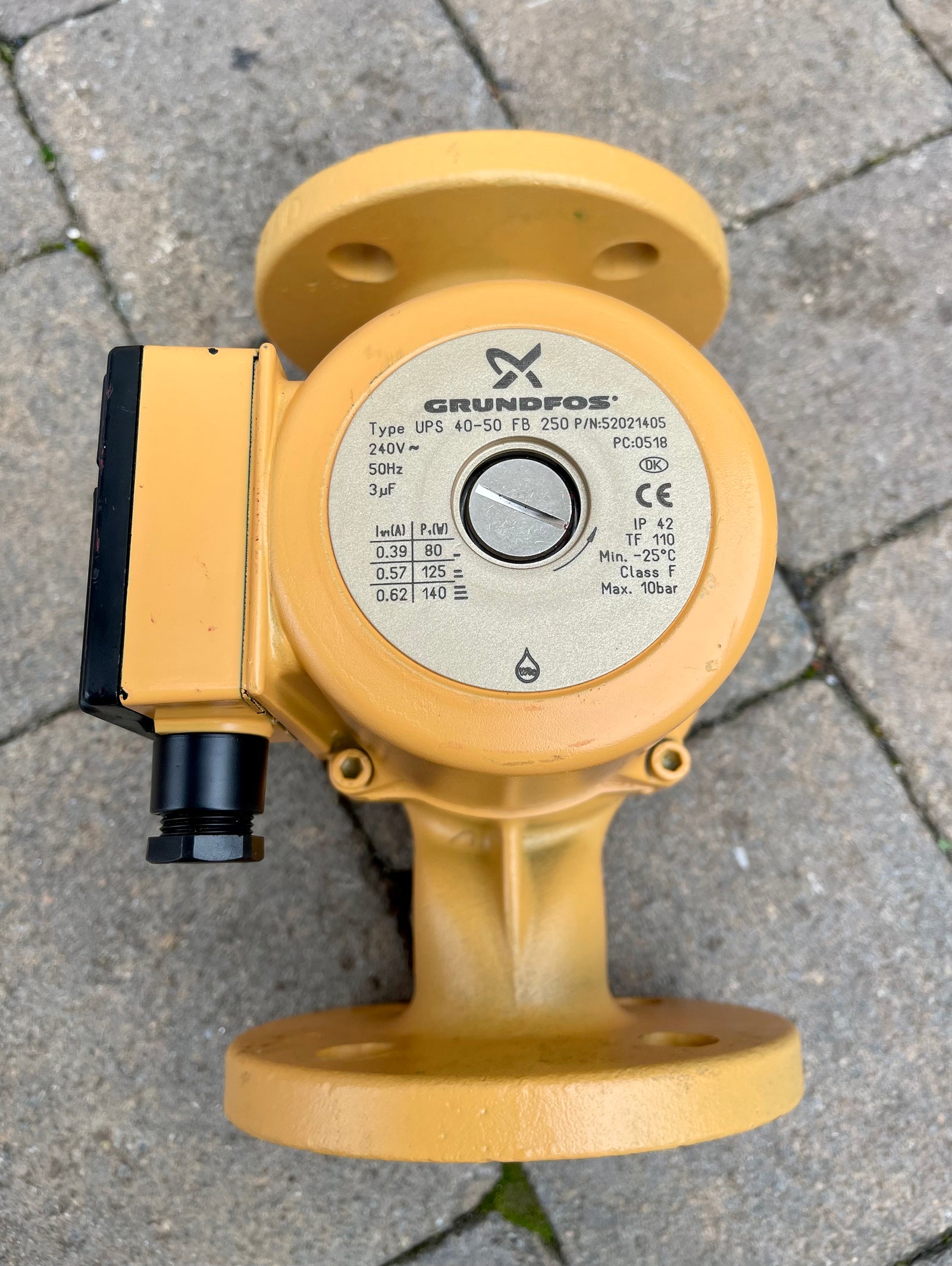 Grundfos UPS 40-50FB (250) 52021405 Hot Water Service Circulator 240V Bronze #3836