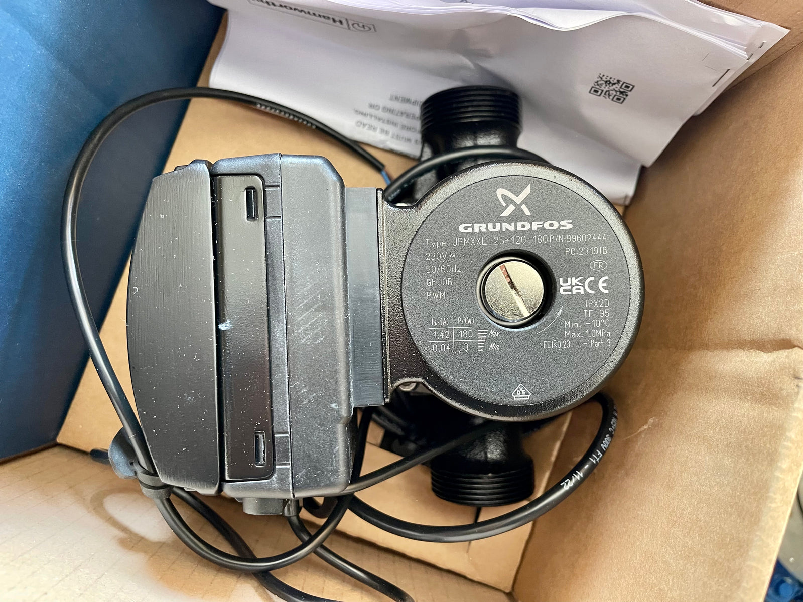 Grundfos UPMXXL GEO 25-120 180 Pump 240V 99602444 222660 #3888/4449