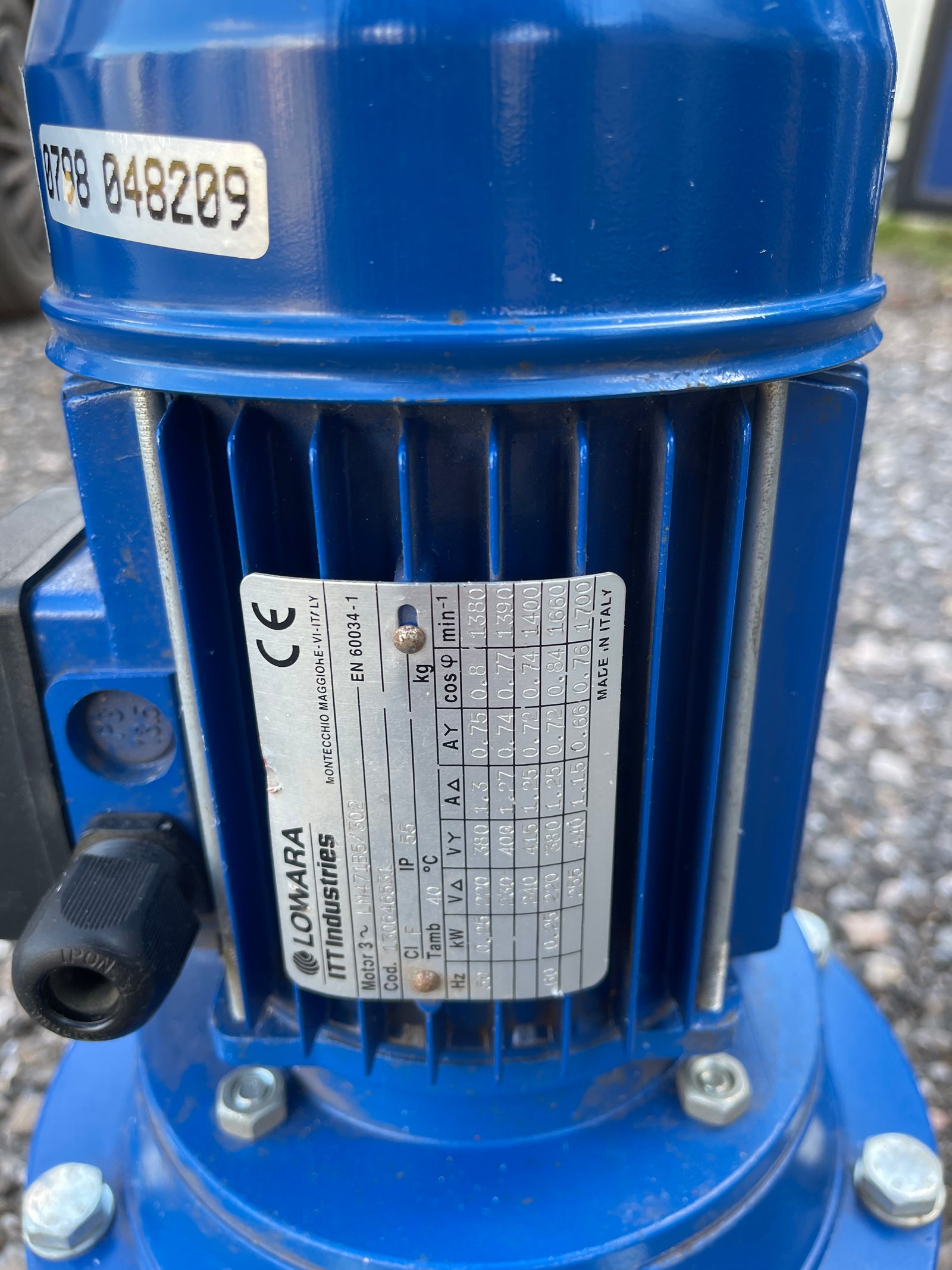 Lowara FCE4 40-160/02 0.25kw 320mm Pump 415v Centrifugal In Line 102245040 #3997