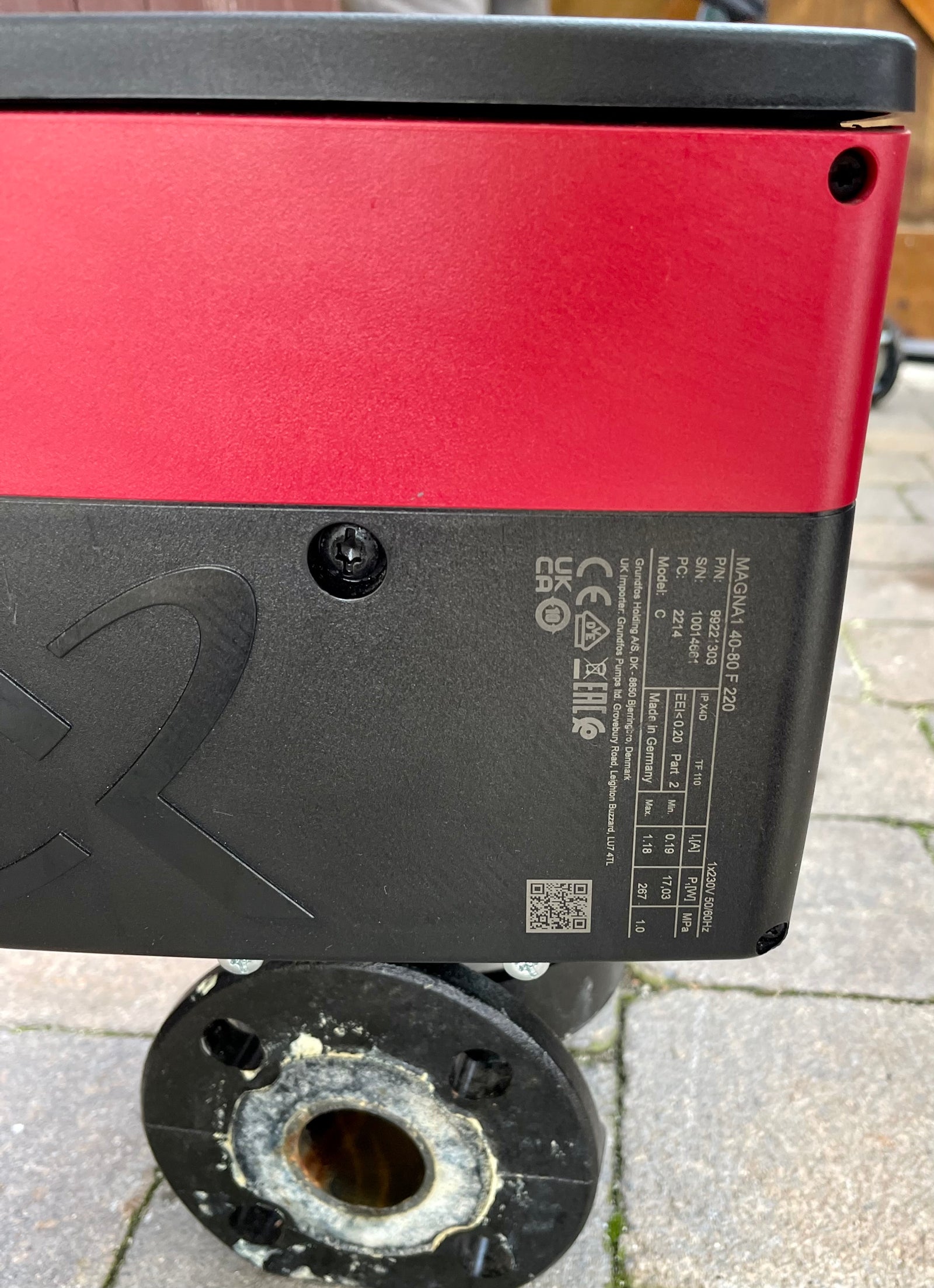 Grundfos Magna1 40-80 F 220 Pump Circulator 240v 99221303 #4009 4182 Used