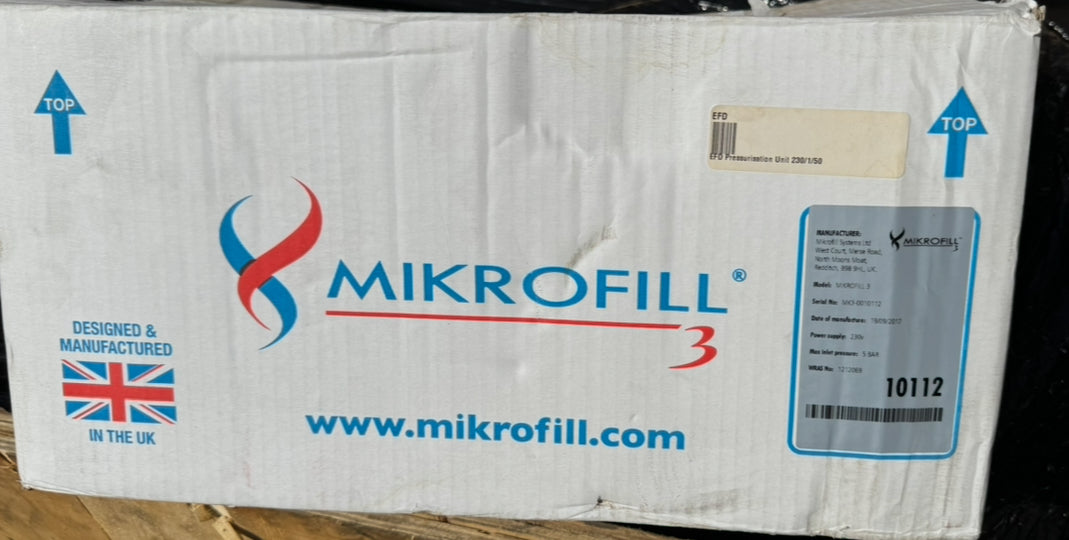 Mikrofill 3 Pressurisation Unit MIK120023 #4503/4530