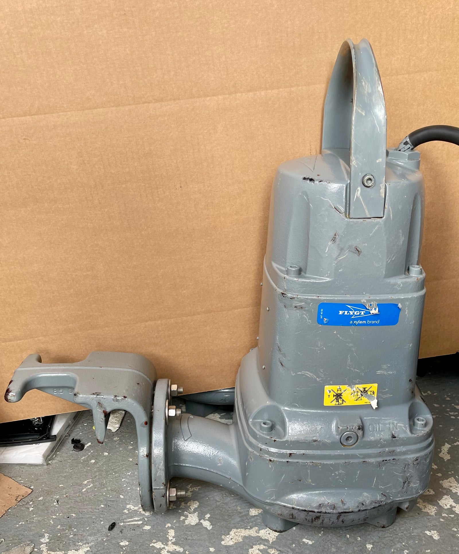 Flygt Concertor N 6020.181 2.2kw HT 415v Submersible Waste Pump Dn80 #4050