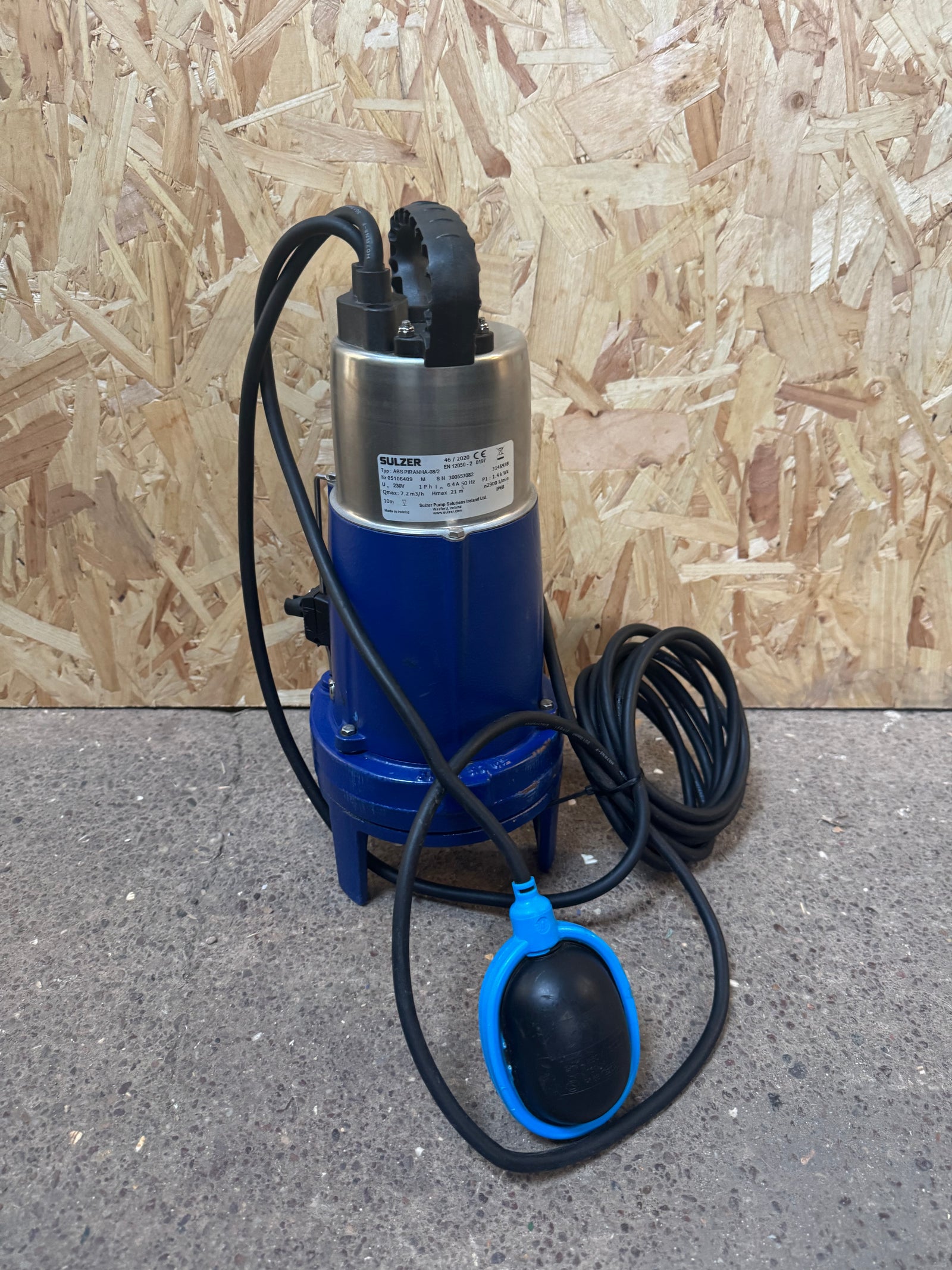 ABS Piranha PIR-08/2-W01*5-KS-P 230V DN32 05106409 Submersible Waste Grinder Pump 1.5kW #4687