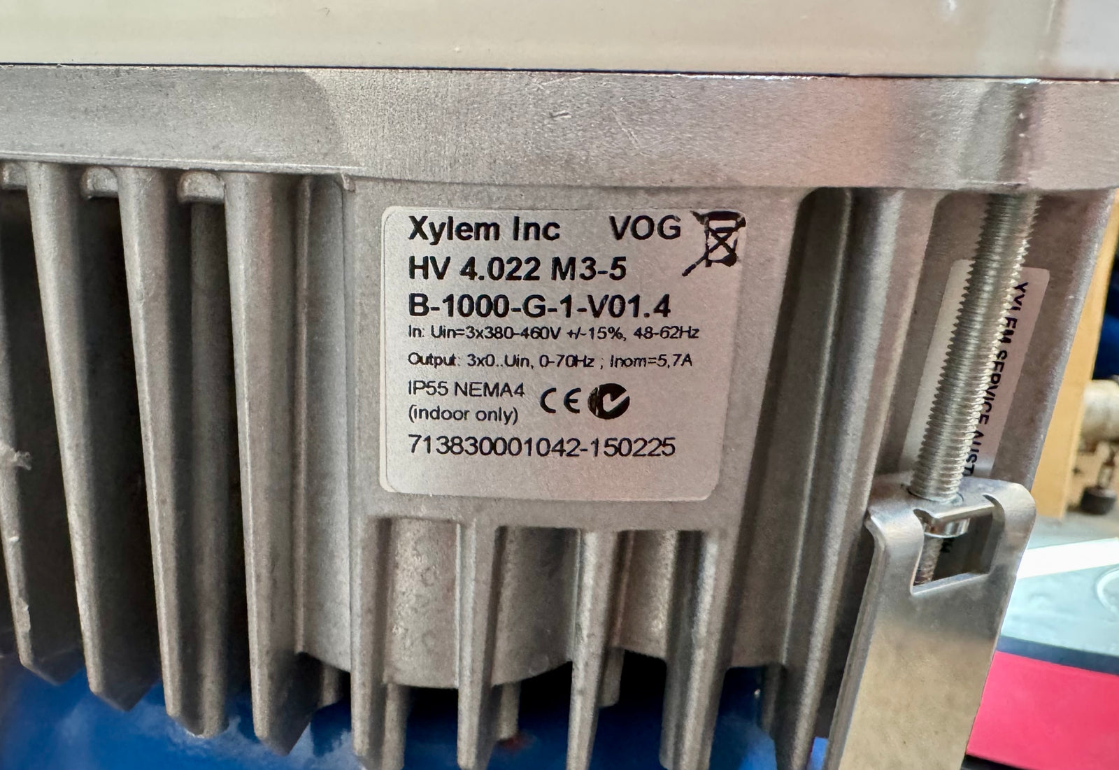 Xylem Hydrovar Inverter Control Unit HV 4.022 M3-5 B-1000-G-1-V 2.2kw #4698A