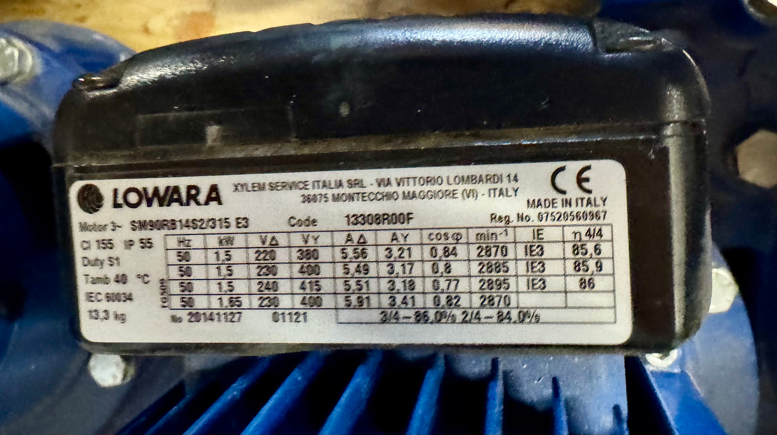 Lowara FCTE 40-160/15 Circulator Pump 104564420 DN40 320mm 1.5kW #4725