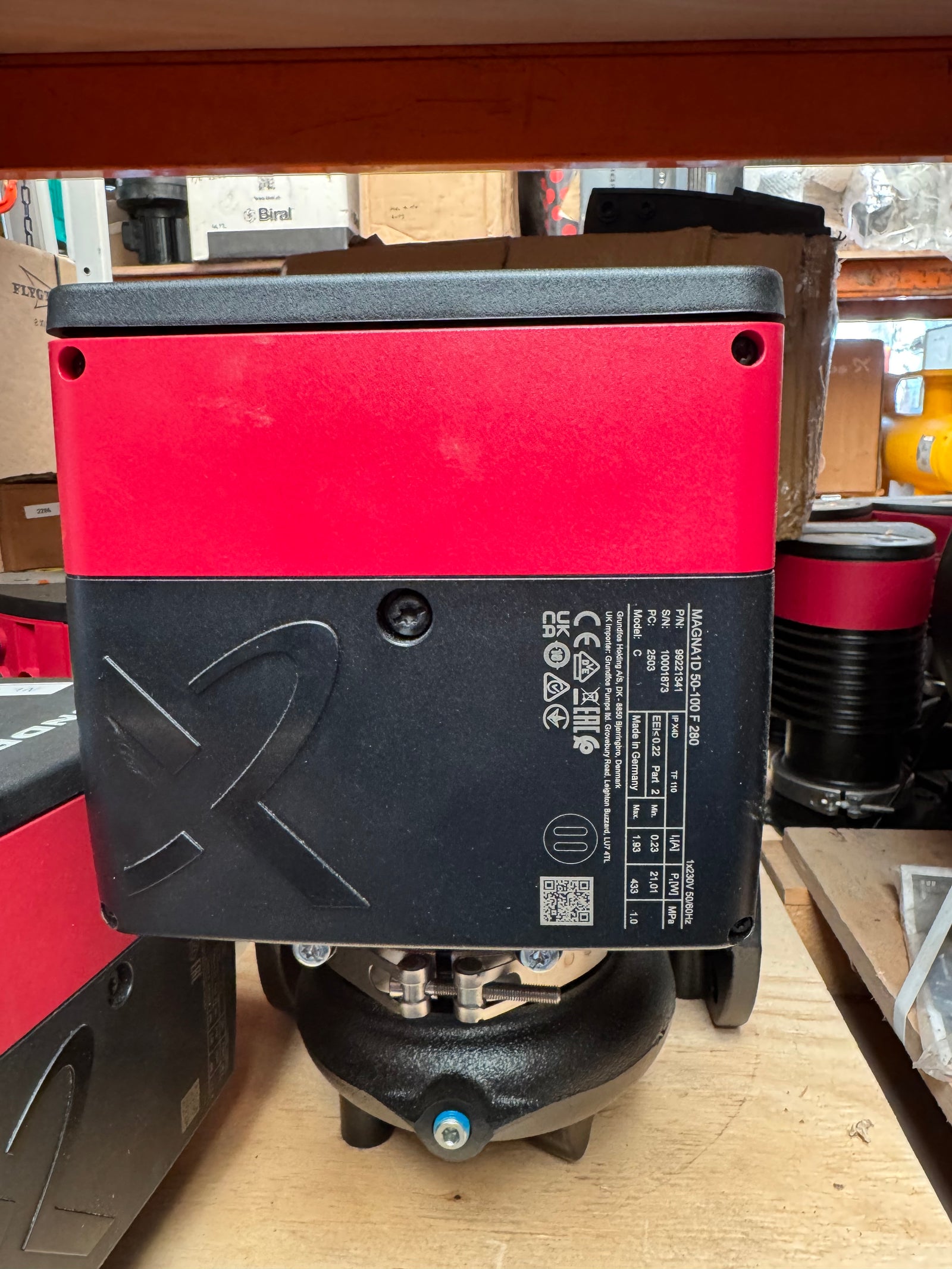 Grundfos Magna1 D 50-100 F 99221341 Twin head circulator pump #NL155/4800