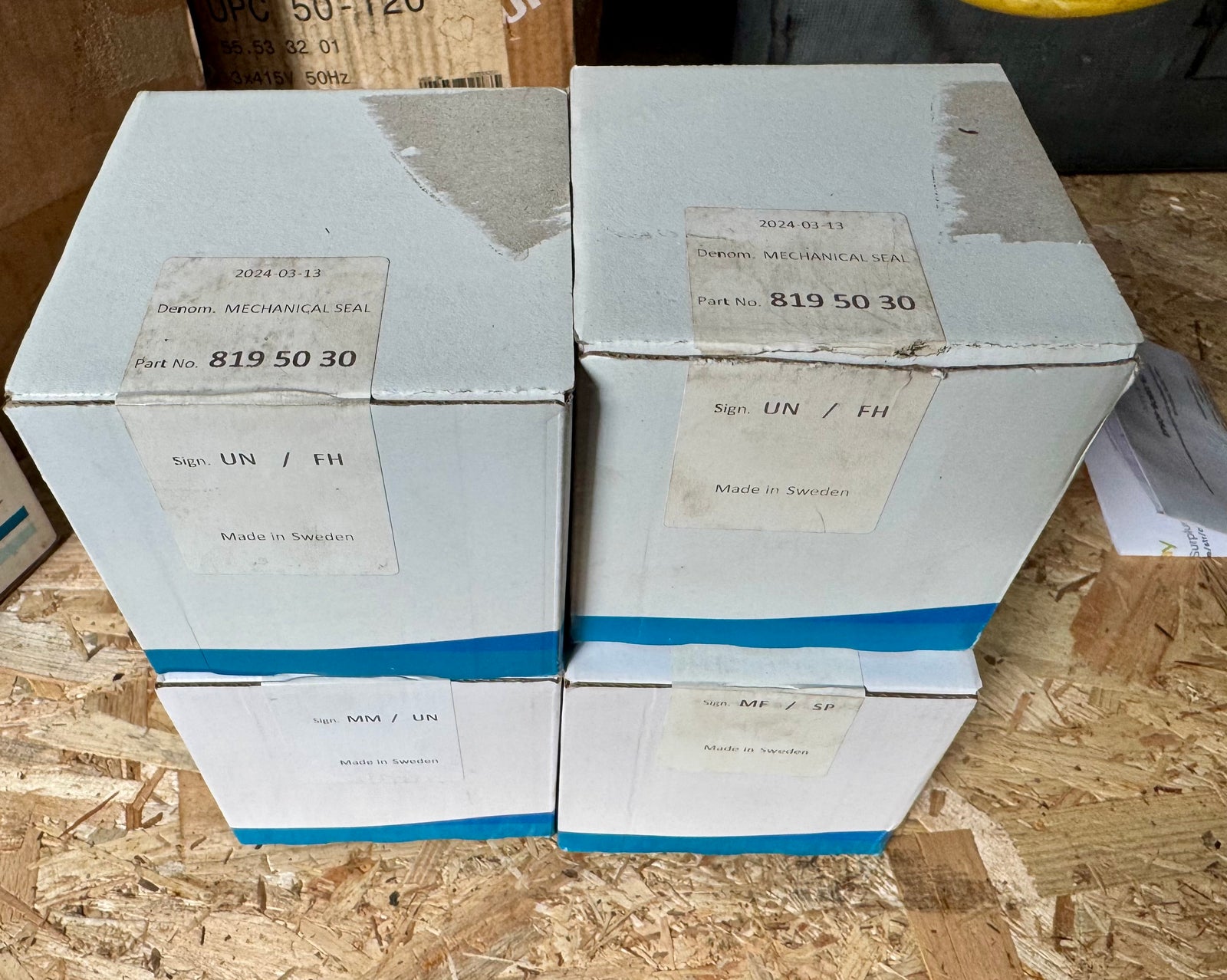 Flygt 3153 819 50 30 & 84 15 47 Plug In Shaft Seal & O Ring Kit #4773