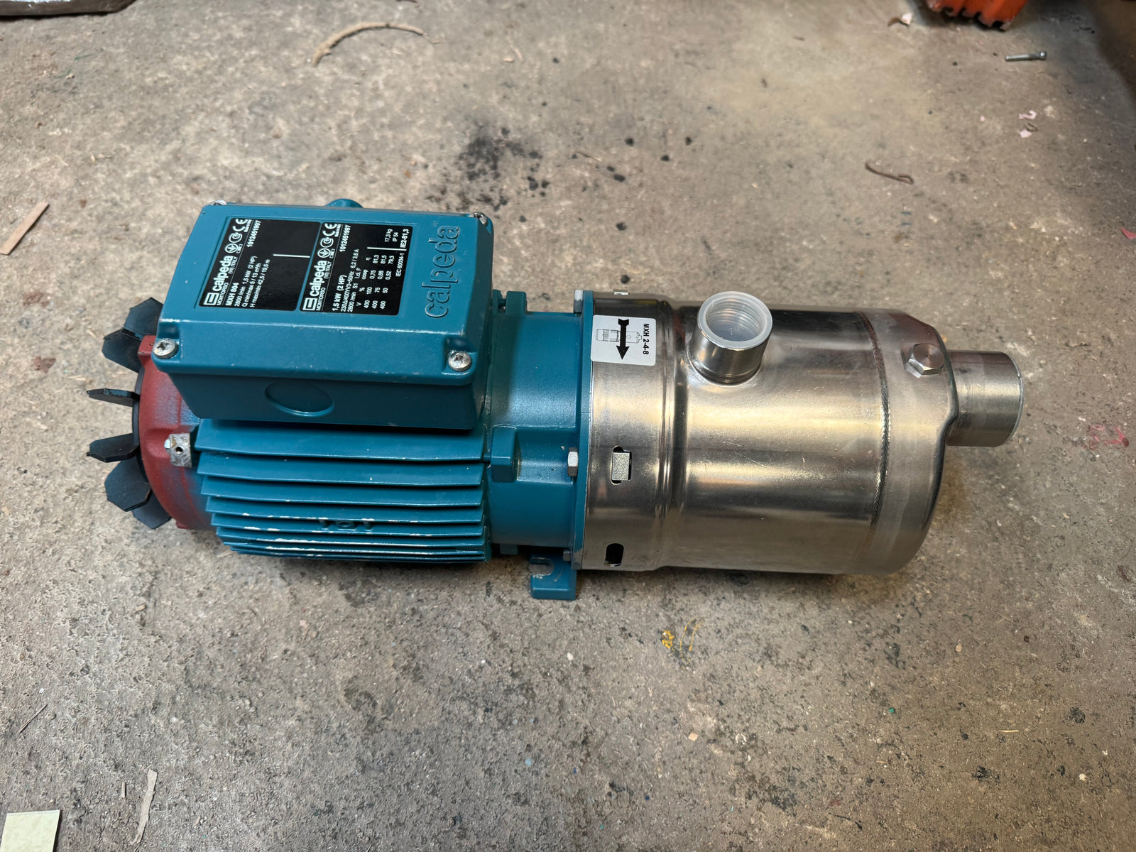 Calpeda MXH 804 415v Horizontal Multi-stage Booster Pump #3440