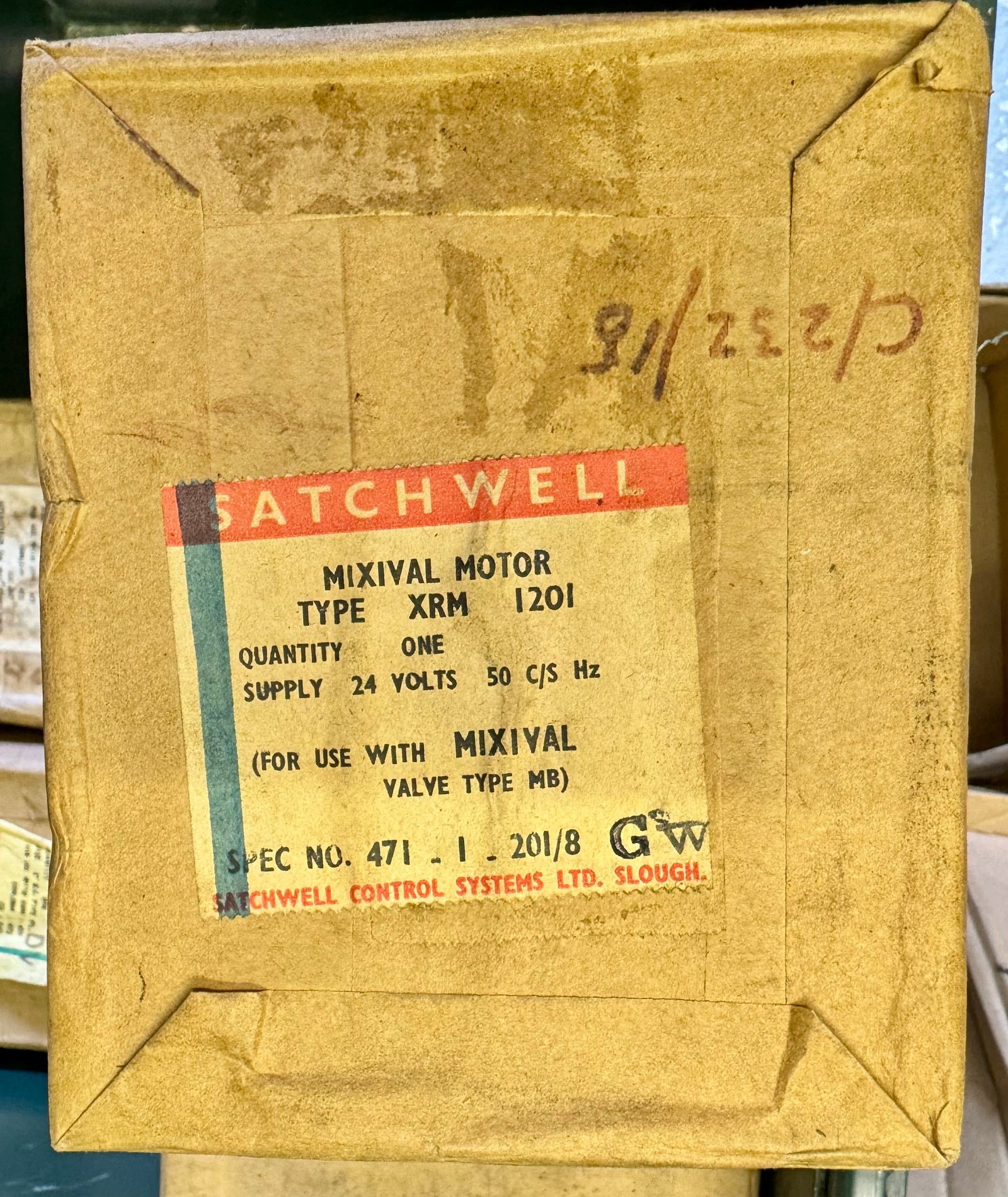 Satchwell Schneider XRM 1201 Rotary valve actuator 24v 471 1 201 #4287