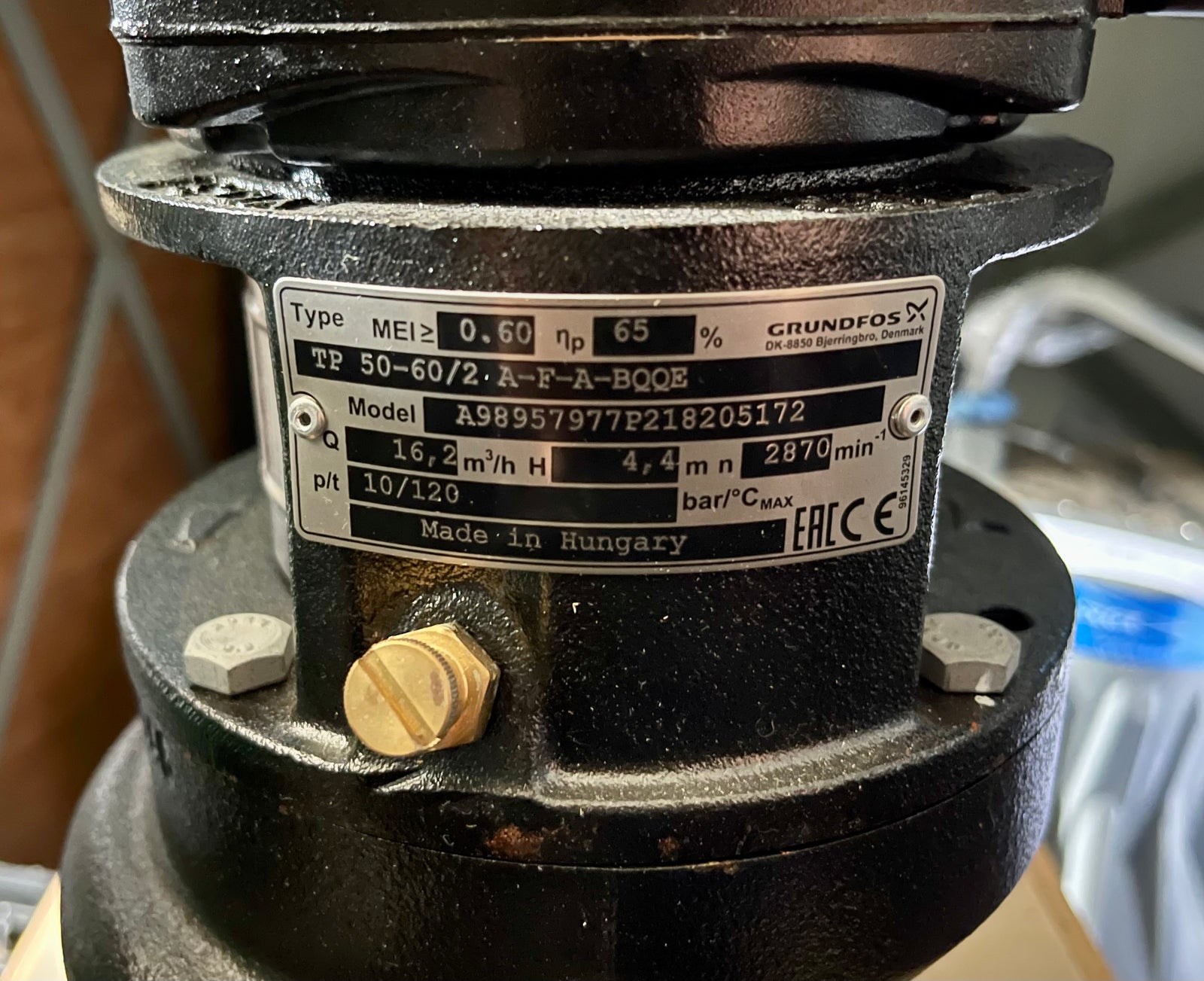 Grundfos TP 50-60/2 A-F-A BQQE circulator Pump 98957977 240v #3510