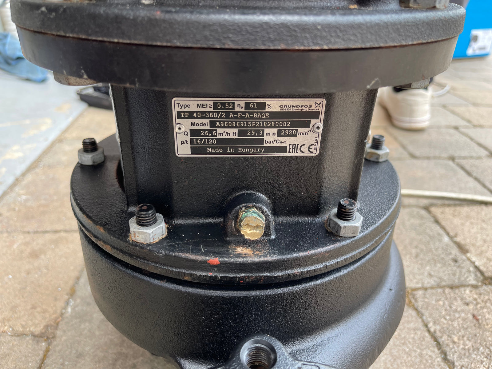 Grundfos TP 40-360/2 96086915 Circulator Pump 4kw 400v #2986 USED