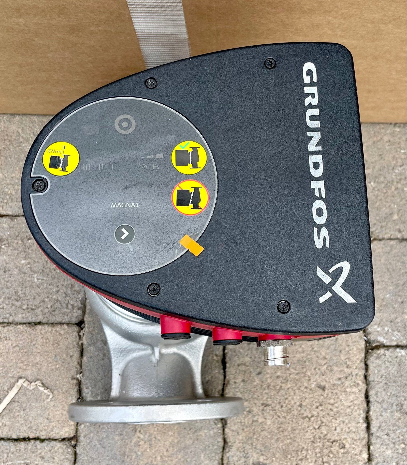 Grundfos Magna1 65-60F N 99221395 340mm Flanged Stainless Circulating Pump #3657 USED
