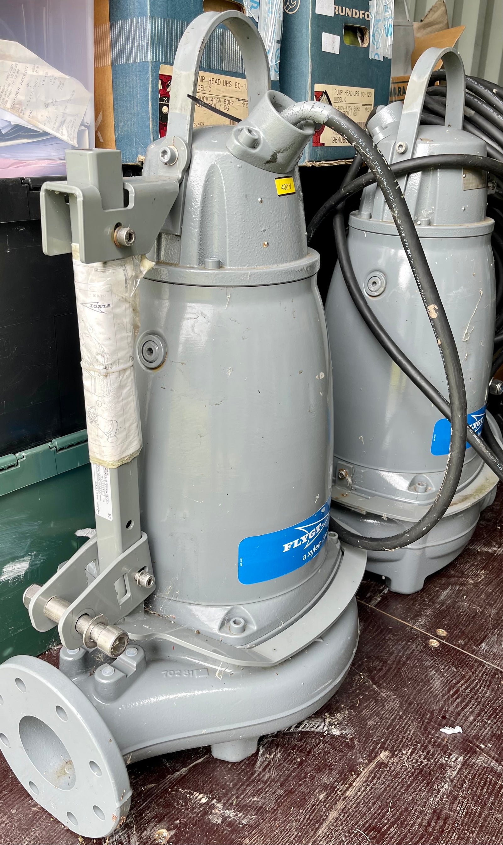 Flygt N 3153.182 HT 7.5kw 455 400v submersible sewage pump #3722