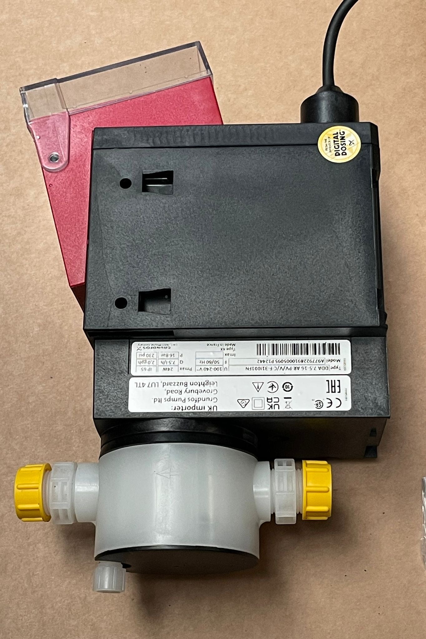Grundfos DDA 7.5-16 AR-PV/V/C-F-31I001FN Ecolab Digital Chemical Dosing Pump 230V 97792289 #5011