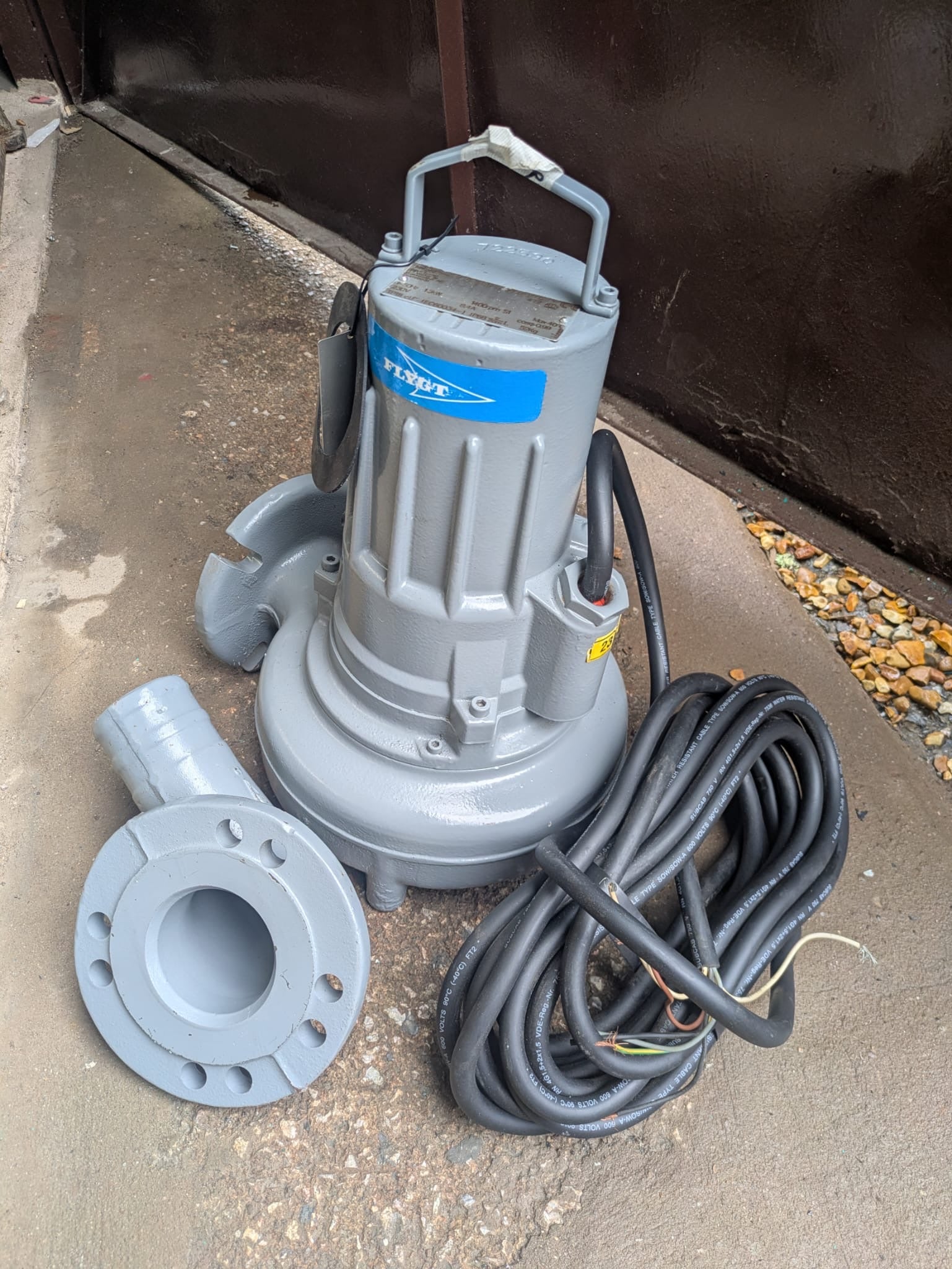 Flygt DS 3068.180 MT 472 1.3KW 240v Submersible Vortex Pump 1.3kW DN65 #4781