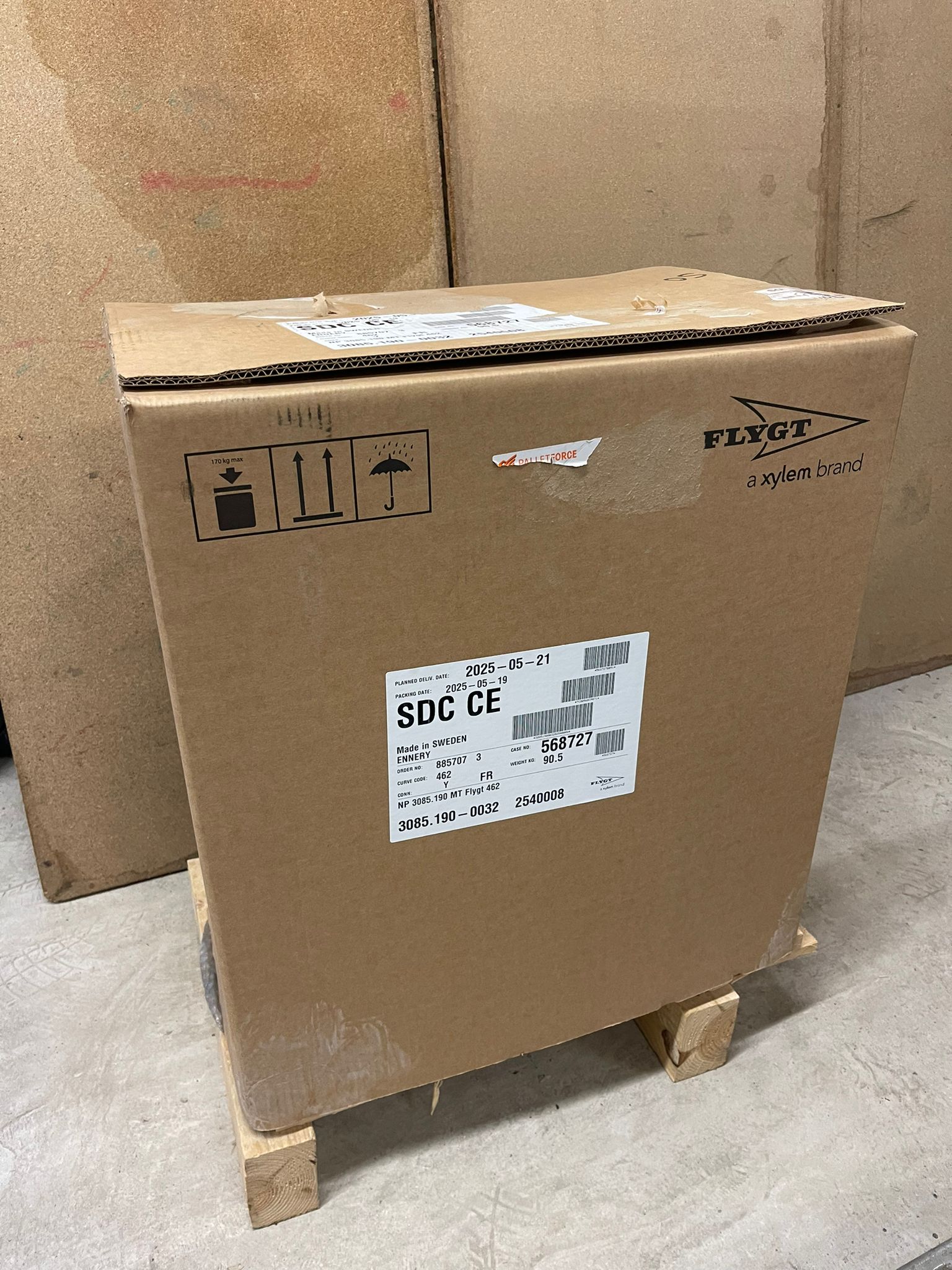 Flygt NS 3085.190 462 MT 1.3kw 400v submersible waste water pump #4794