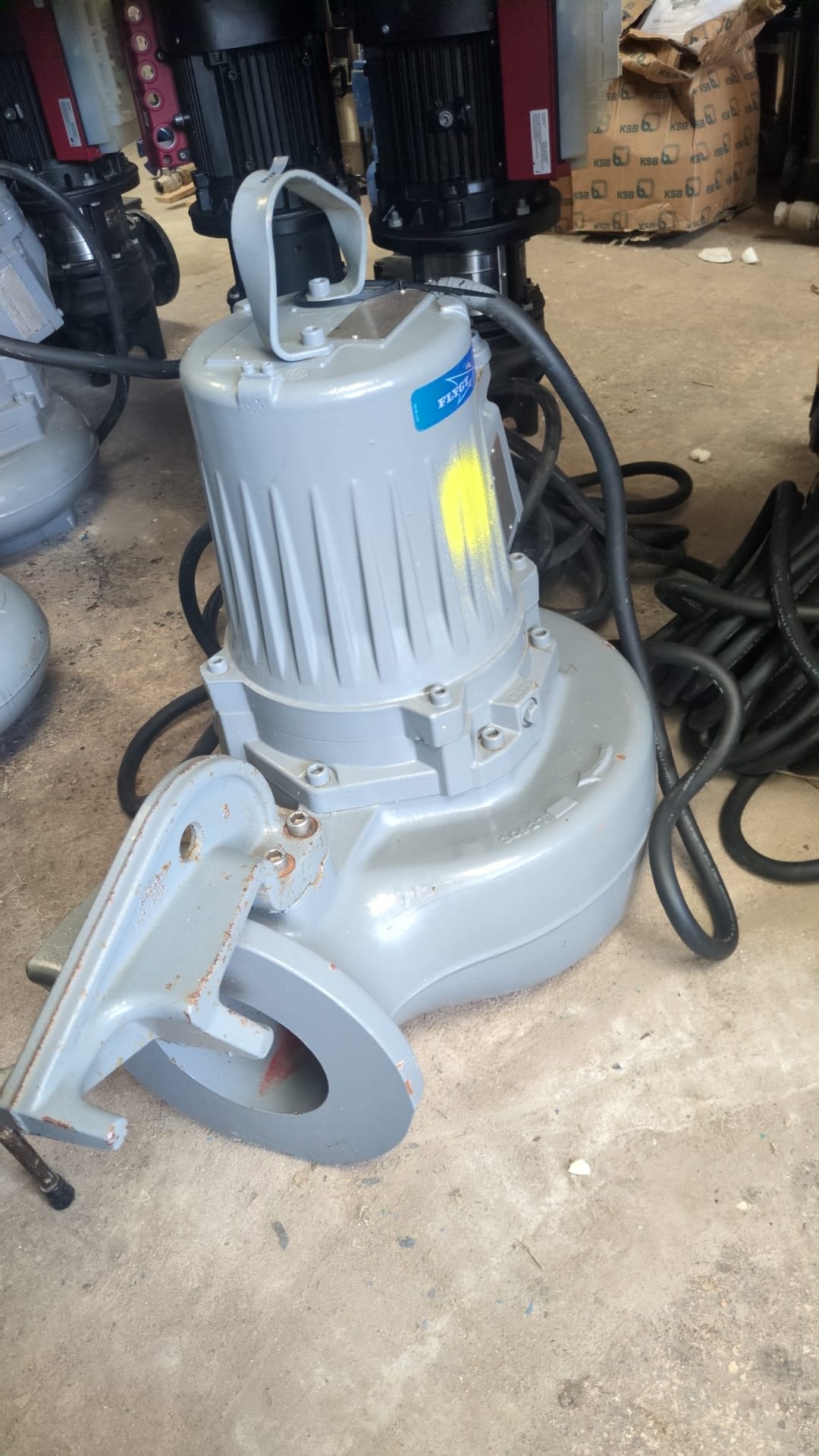 Flygt NP 3127.190 LT 425 4.7kw submersible waste water pump EX DN150 #4744