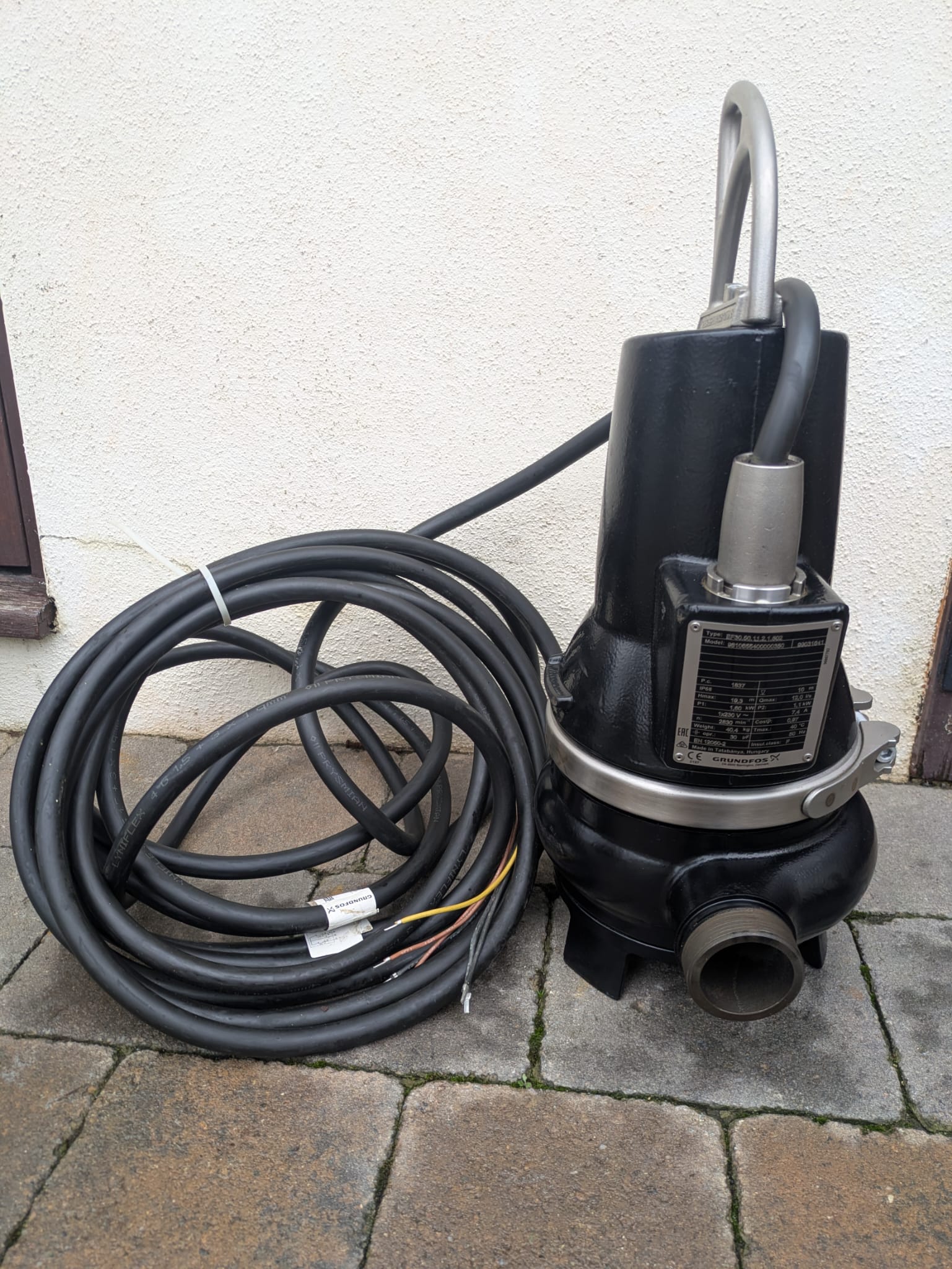 Grundfos EF30.50.11.2.1.502 96106554 1.1 kW 240v Submersible Waste Pump Dn50 #4505