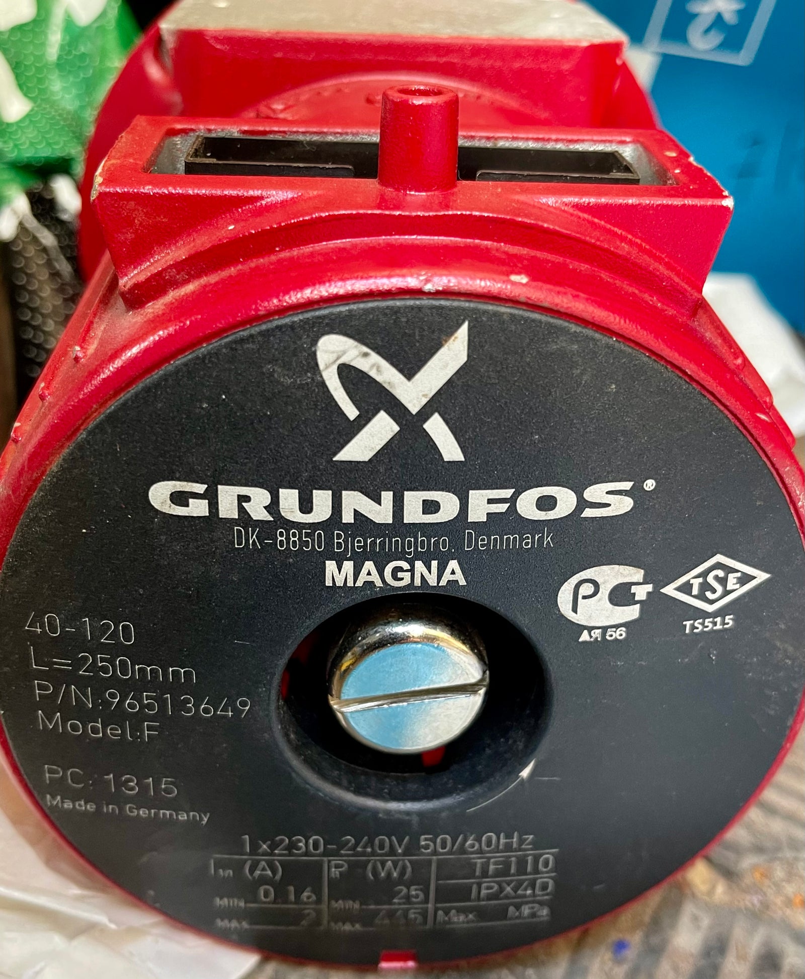 Grundfos MAGNA UPE(D) 40-120 Variable Speed Replacement Pump Head 240V 96513649 #4215