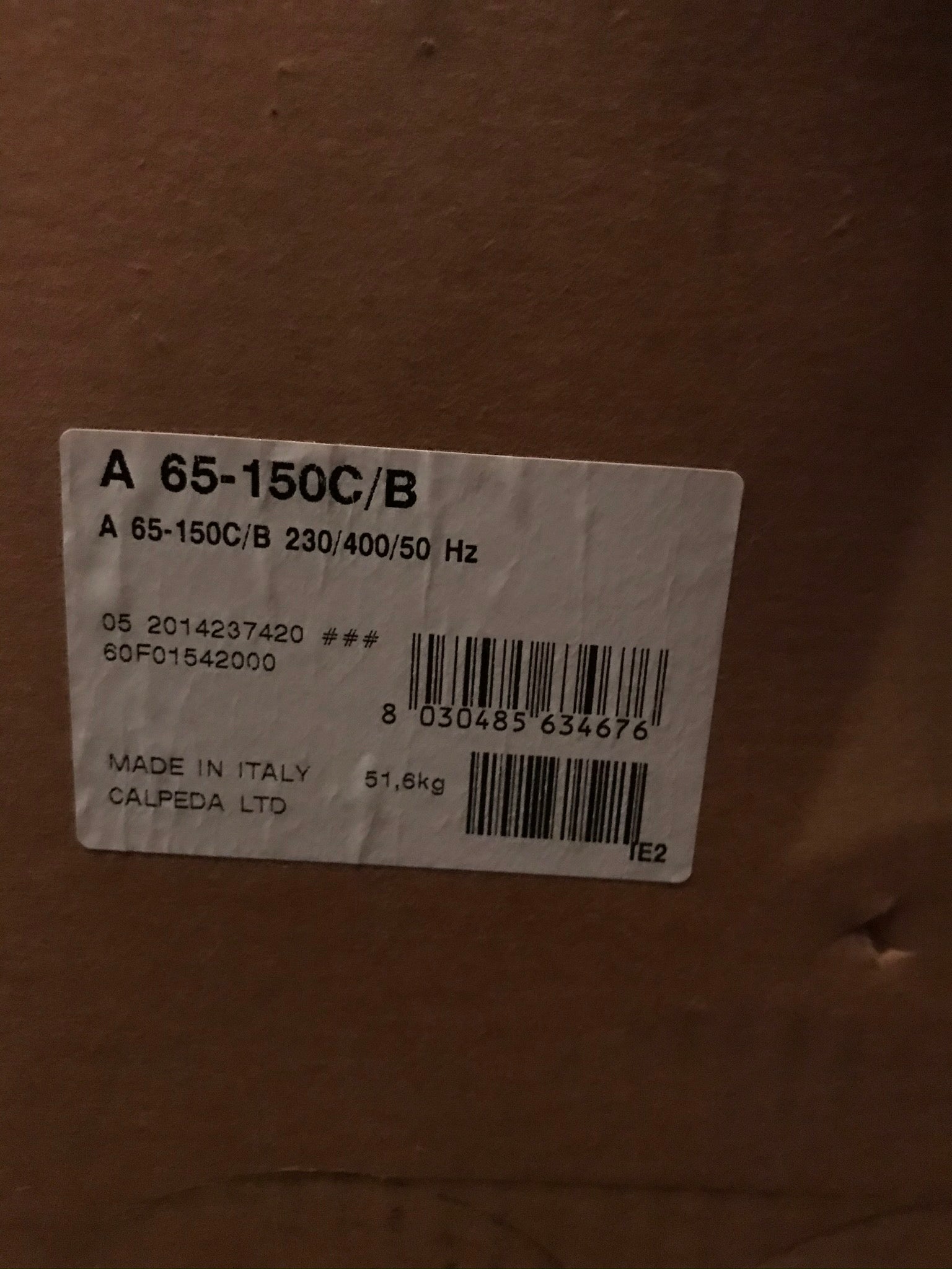 Calpeda A 65-150C/B Self Priming Centrifugal Pump #2287