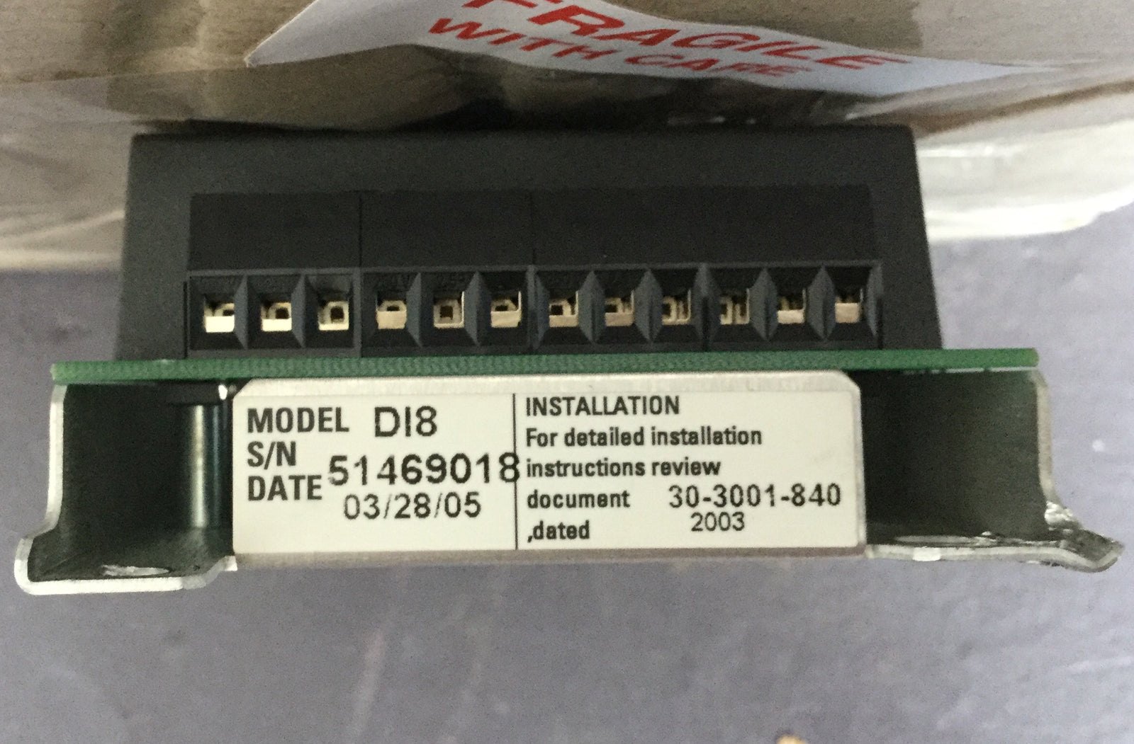 XPDi8 Expansion Module Andover Continuum Controls Schneider #741