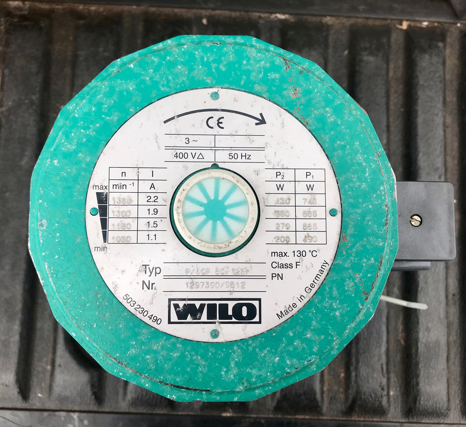 Wilo P/DOP 80/125r 415v Replacement Head DN80 #2653