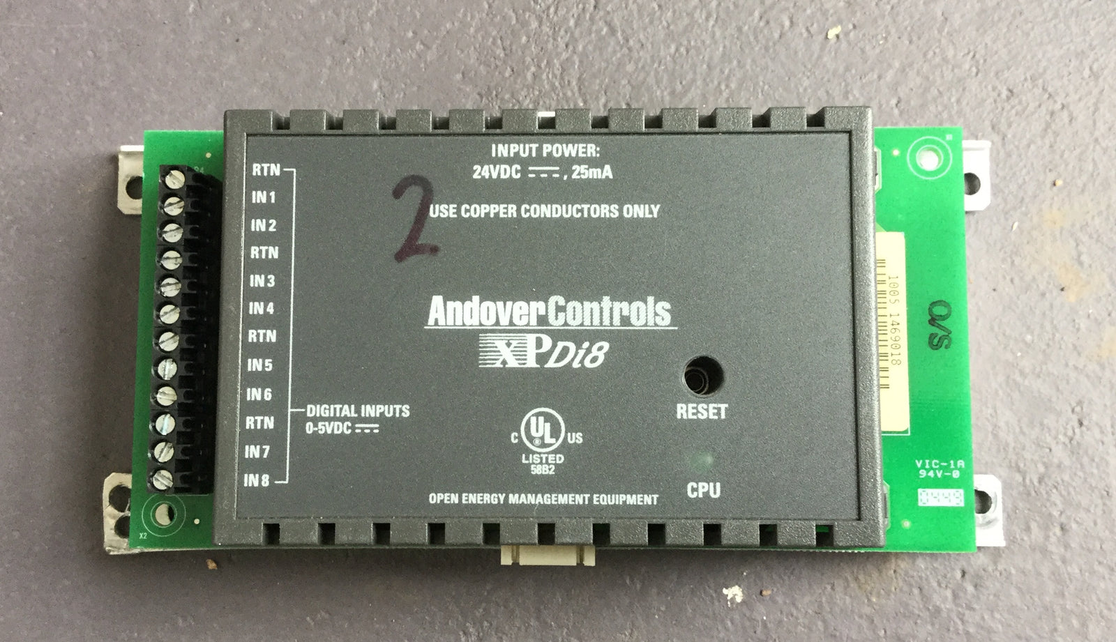 XPDi8 Expansion Module Andover Continuum Controls Schneider #741