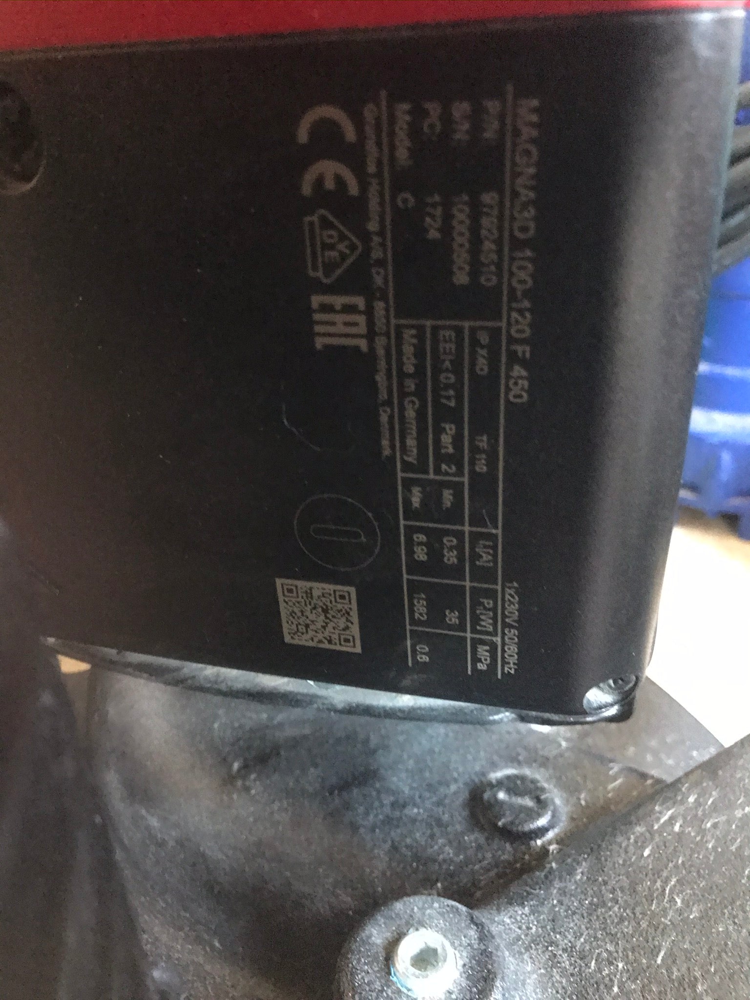 Grundfos Magna3D 100-120F Flanged Pump Heating Circulator 240v 97924510 #2448 USED