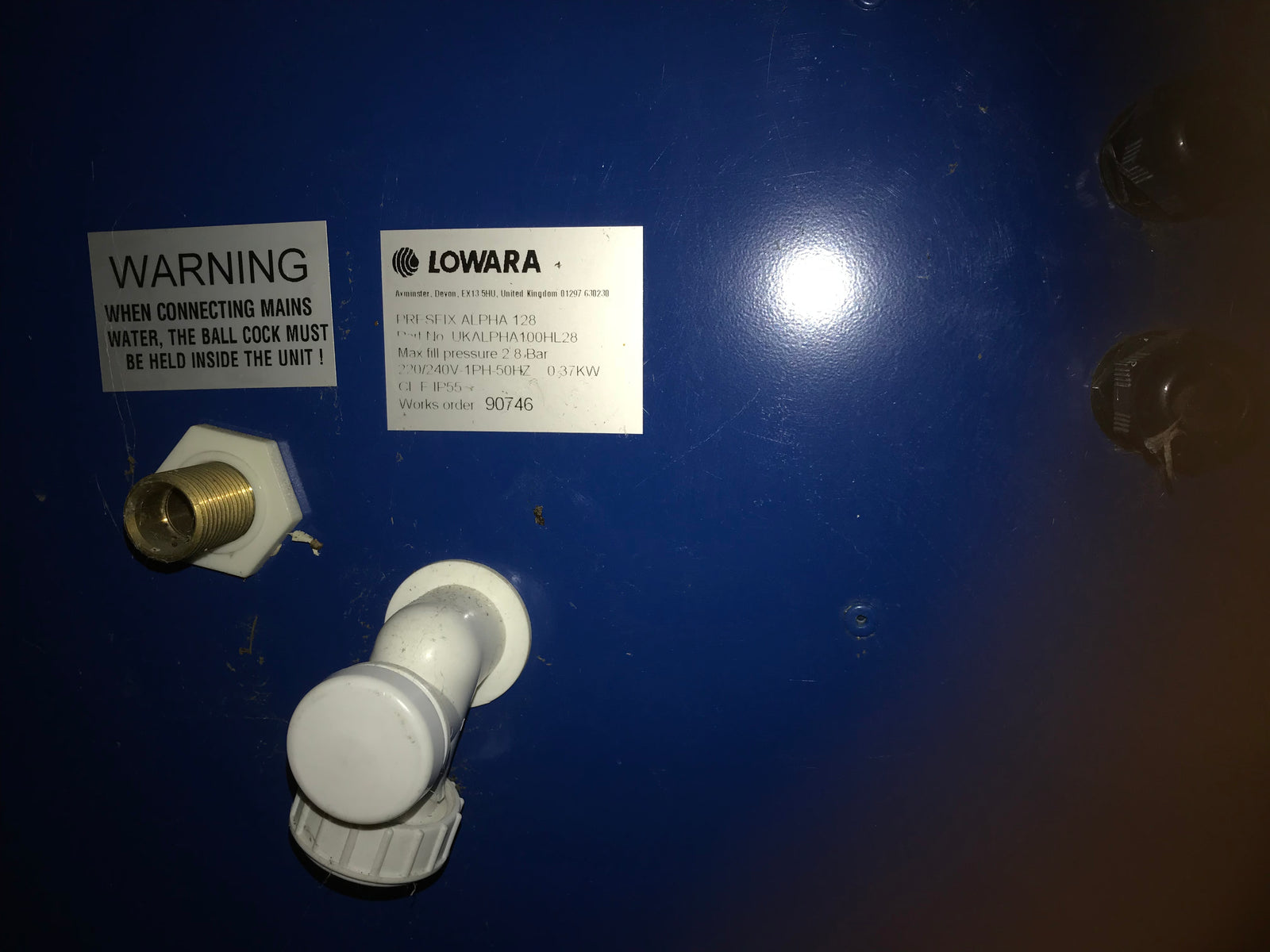 Lowara Presfix Beta 128 2.8 bar pressurisation unit #1073