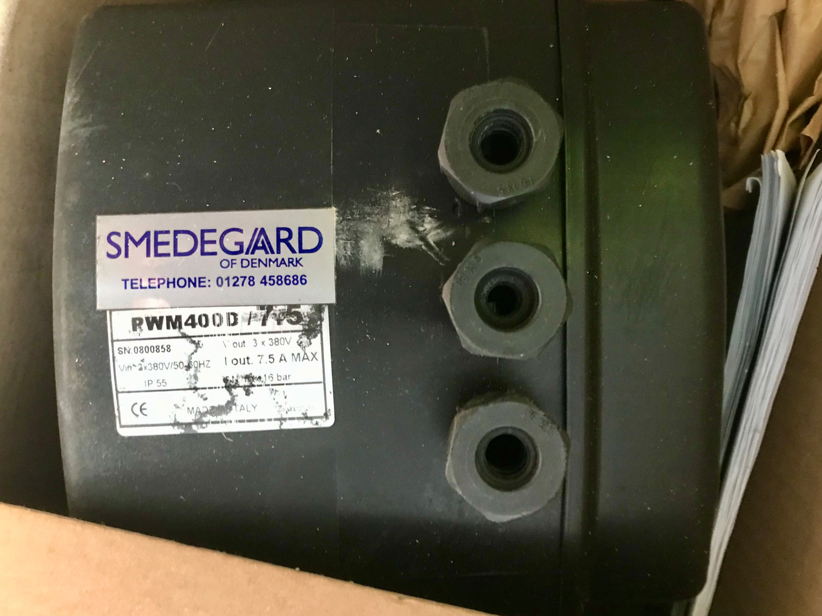 WACS PWM400D/7.5 Pump Inverter Drive Controller 3KW DAB Active Driver #1881 Vat