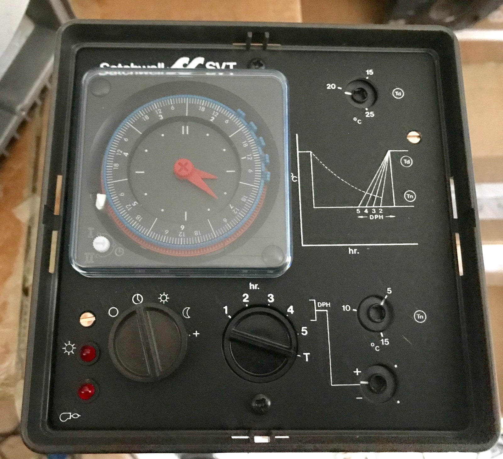 Schneider Satchwell Invensys SVT 4201 compensator Optimiser Controller Panel #1753