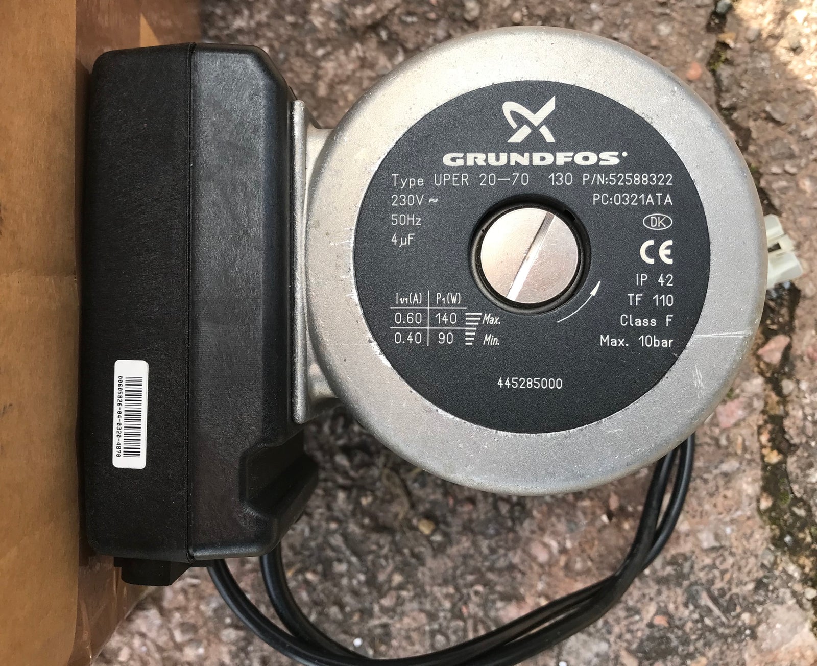Grundfos UPER 20-70 PWM Pump 240V 52588322 ATAG s4528500 #1278