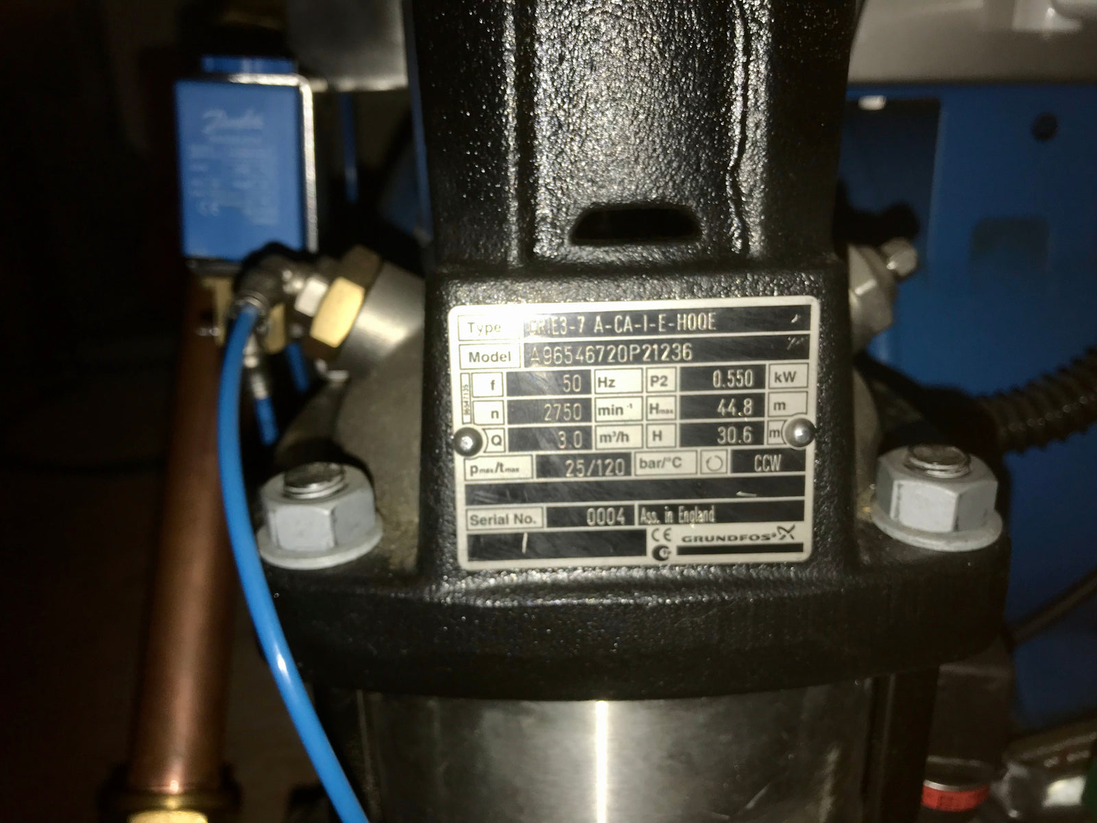 Arrow Valves Grundfos Boost-A-Break BTAB 3-7 240v 3 bar booster Cat 5 #2156