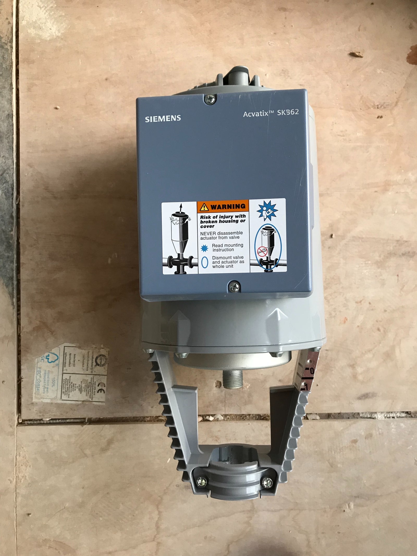 SIEMENS SKB62 24v Actuator #1150