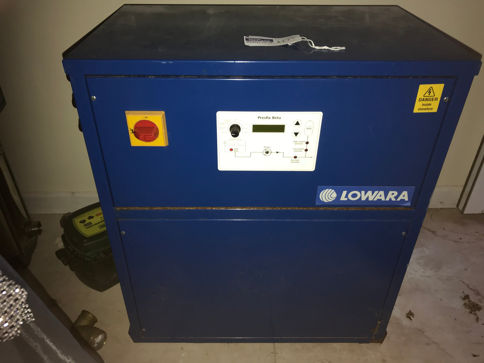 Lowara Presfix Beta 128 2.8 bar pressurisation unit #1073