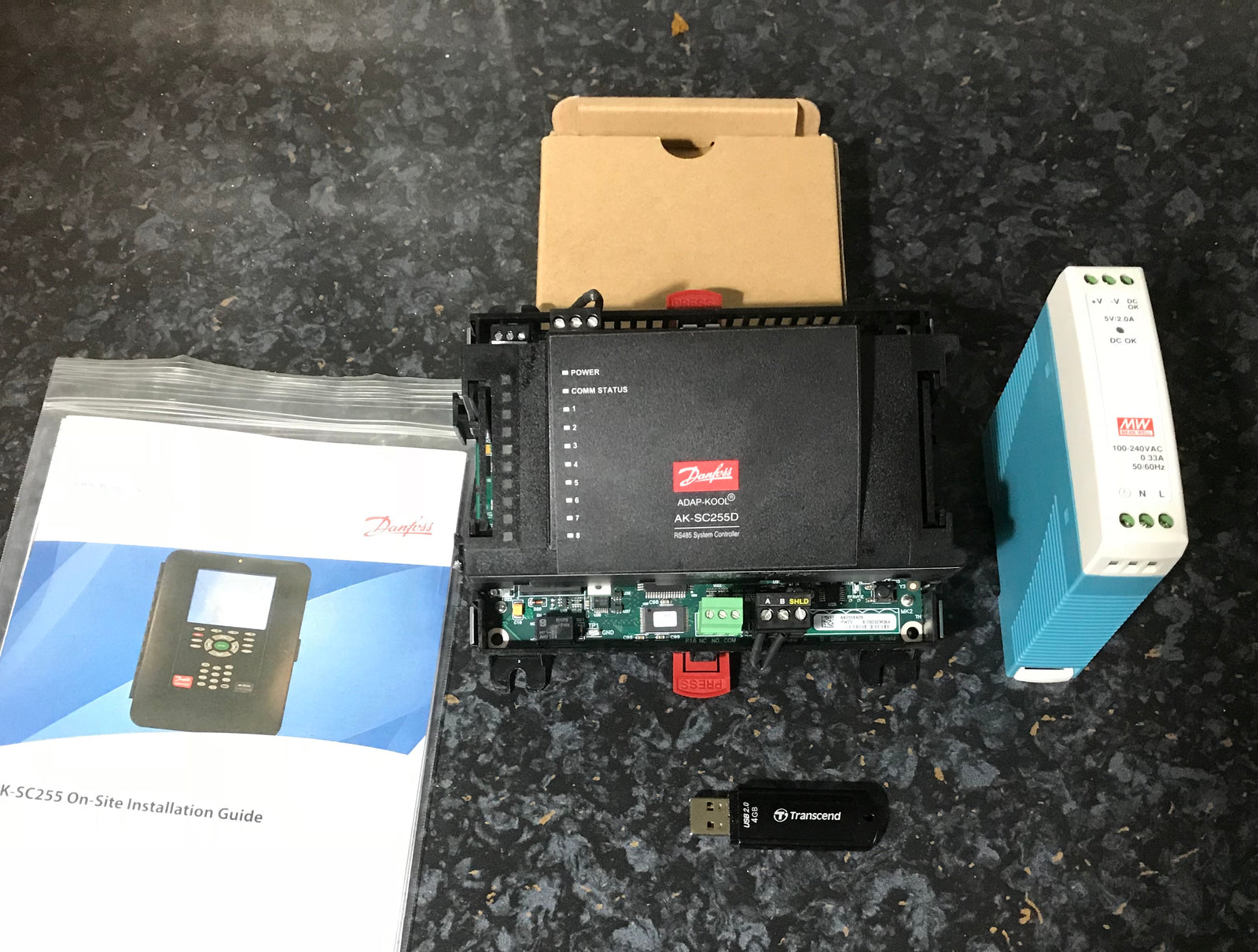 Danfoss REFRIGERATION System Controller AK-SC255 080Z2583 EMA Din RS485 Full #782