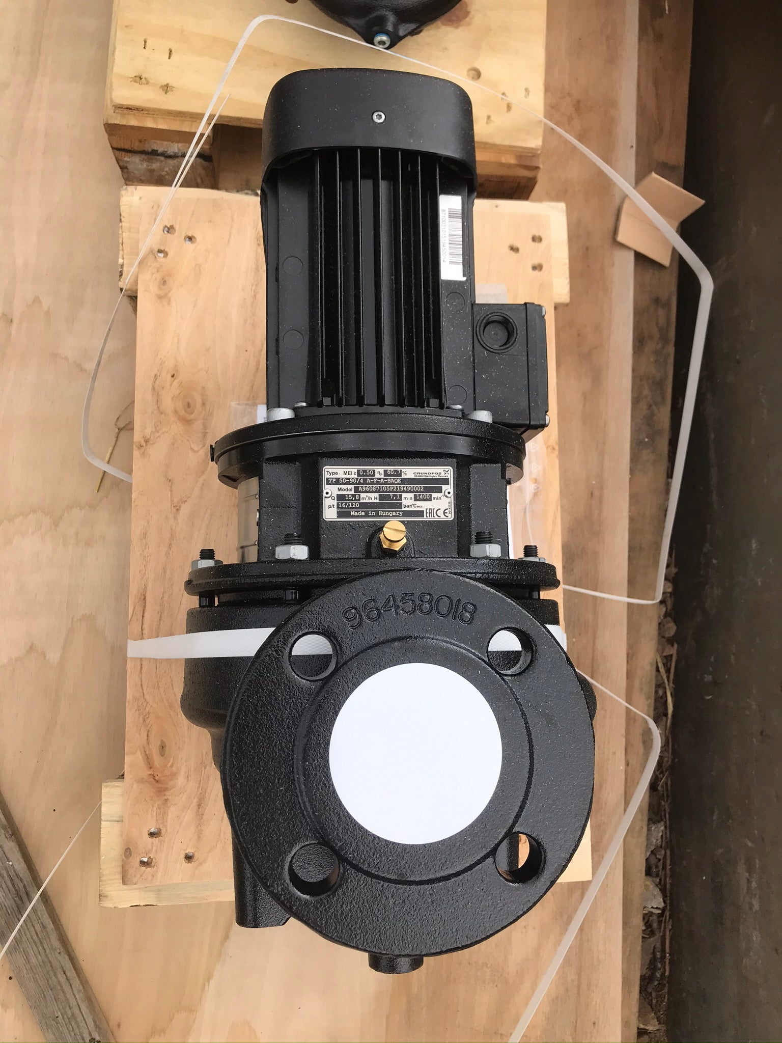 GRUNDFOS TP 50-90/4 A F A BAQE 0.55kw SINGLE STAGE SINGLE HEAD IN LINE 4 POLE 415V 9608715 #2019