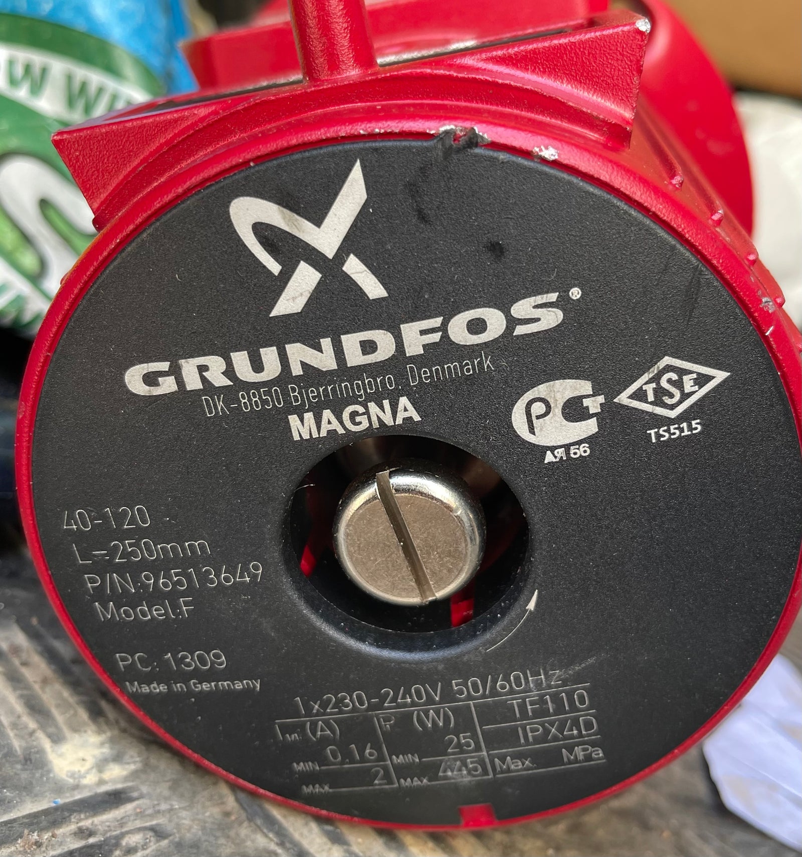 Grundfos MAGNA UPE(D) 40-120 Variable Speed Replacement Pump Head 240V 96513649 #4215