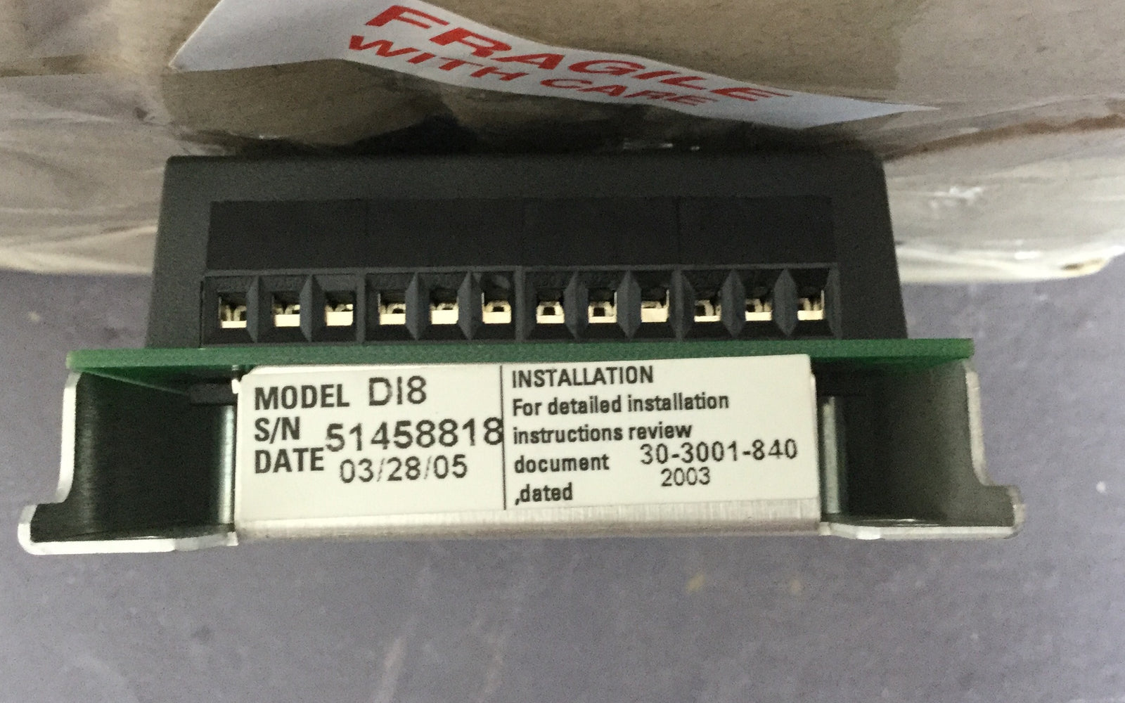 XPDi8 Expansion Module Andover Continuum Controls Schneider #741